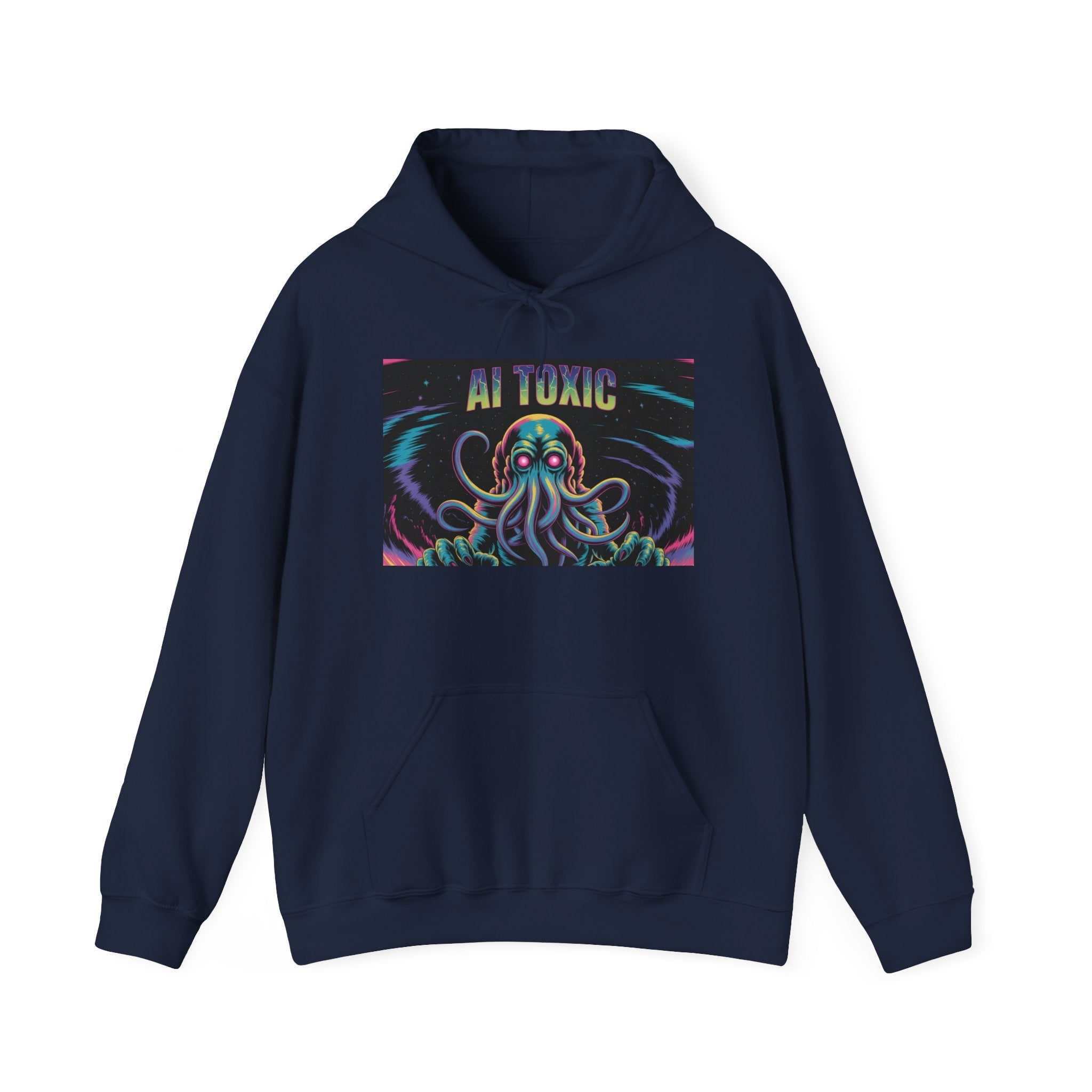 AI TOXIC  "Data  Overlord" Unisex Heavy Blend™ Hooded Sweatshirt