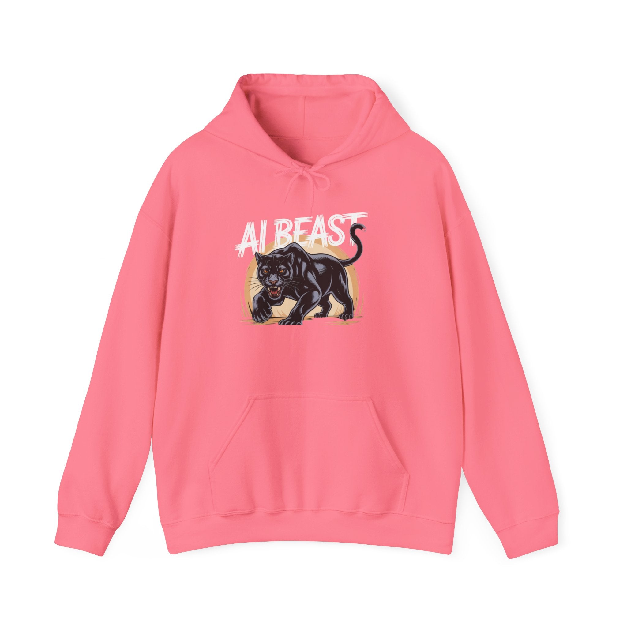 AI BEAST "Midnight Matrix" Unisex Heavy Blend™ Hooded Sweatshirt
