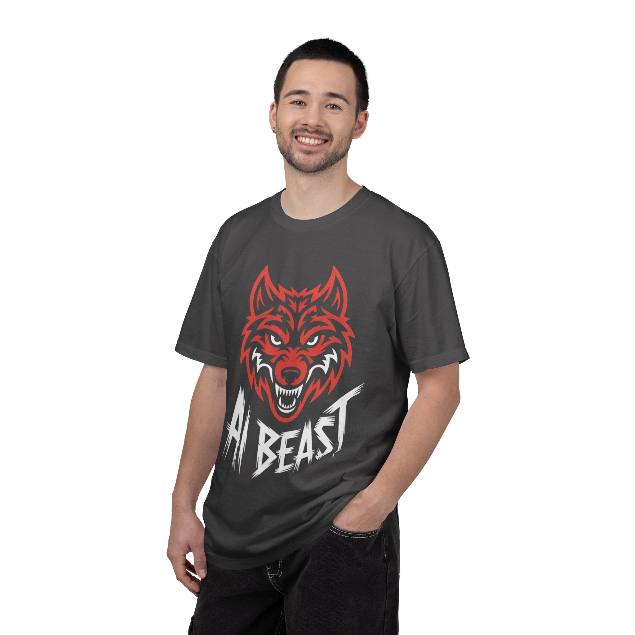 AI BEAST " Alpha Mode "  Unisex Garment-Dyed T-shirt
