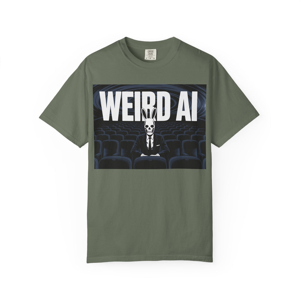 WEIRD AI  " Backrooms Theater " Unisex Garment-Dyed T-shirt