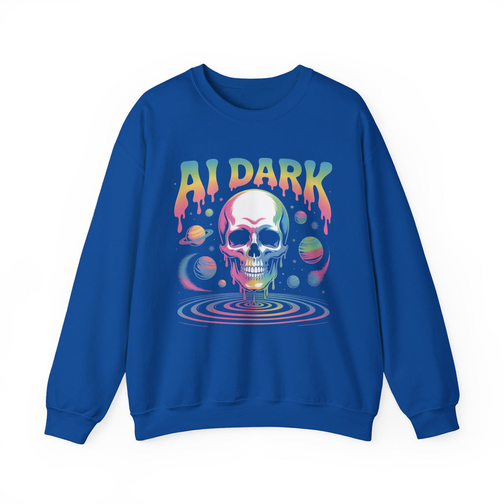 AI DARK “Death of Data” Unisex Heavy Blend™ Crewneck Sweatshirt