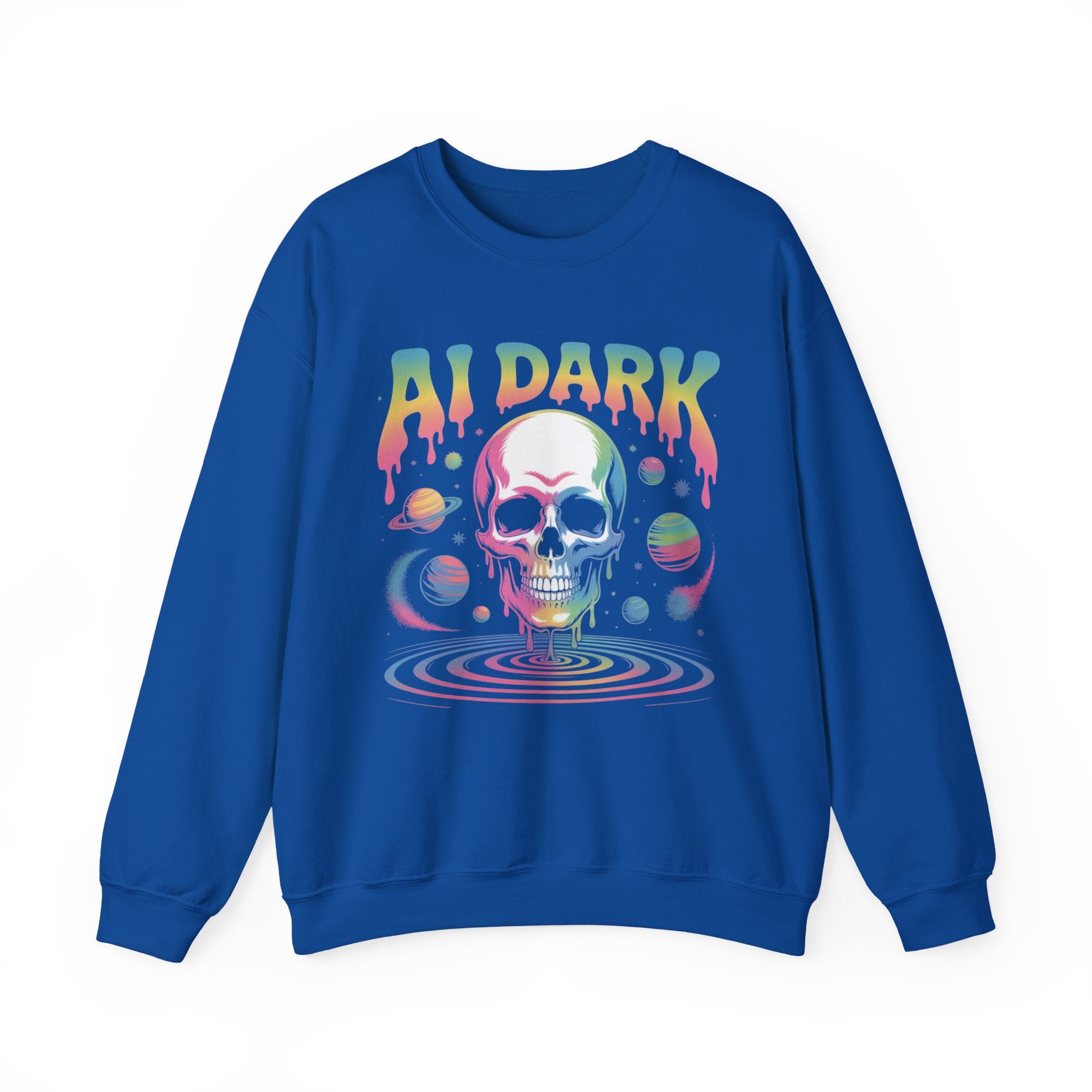 AI DARK “Death of Data” Unisex Heavy Blend™ Crewneck Sweatshirt