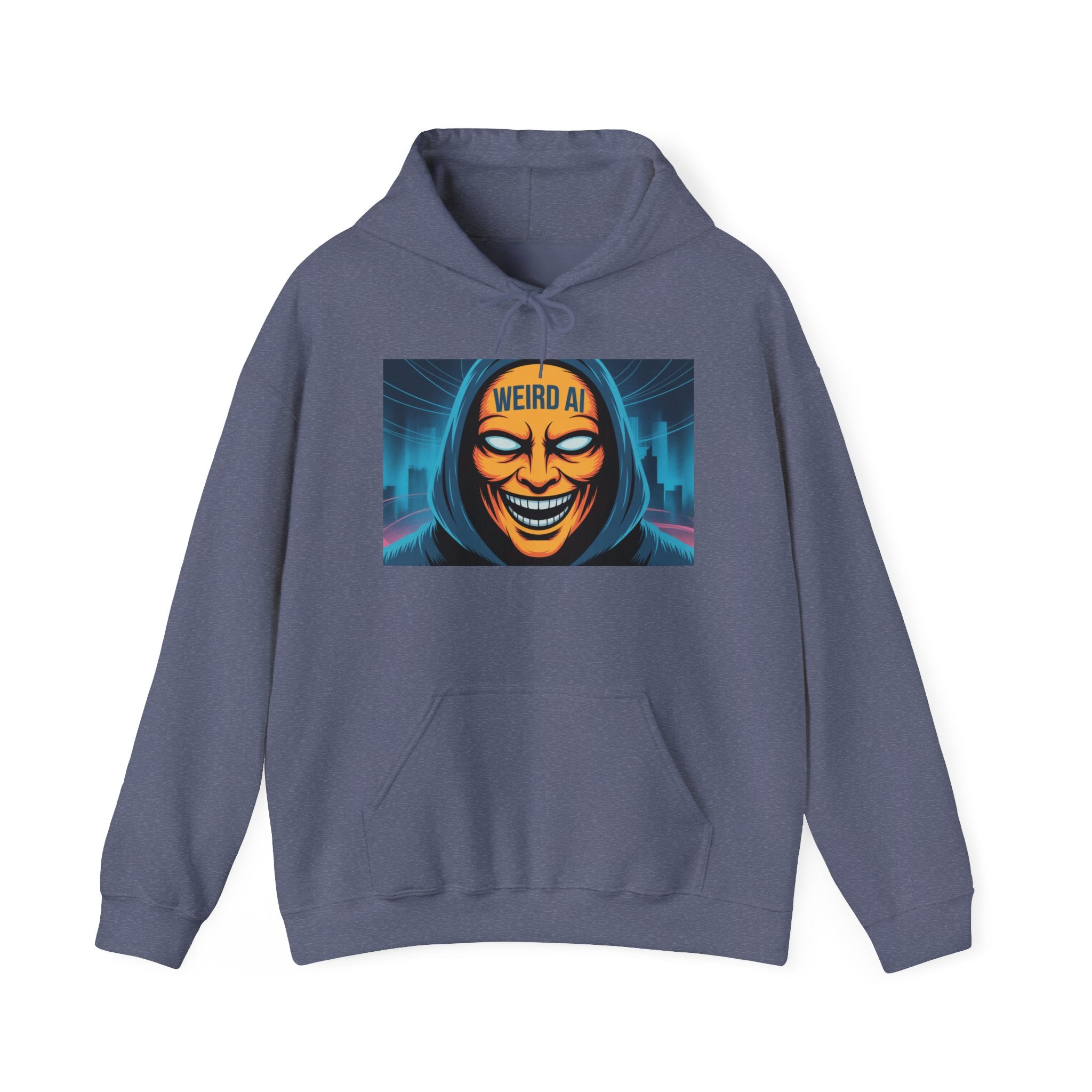 Weird AI "Masked Mode" Unisex Heavy Blend™ Hooded Sweatshirt