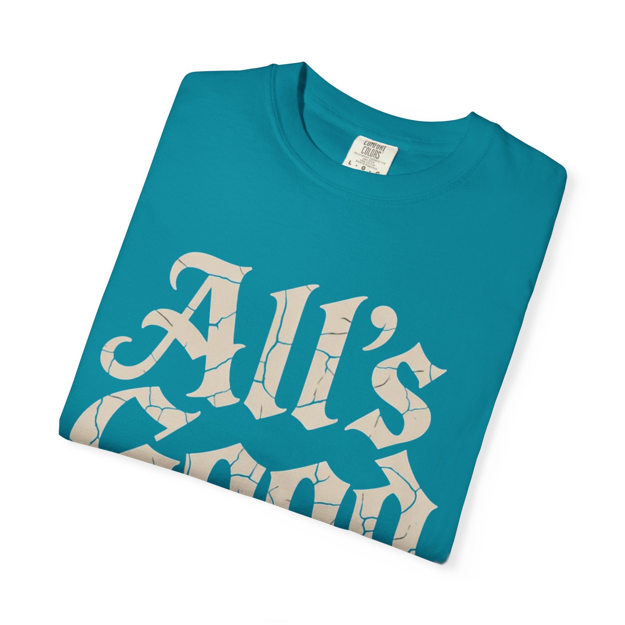 ALL’S GOOD WITH AI “Cracked Code Classic” Unisex Garment-Dyed T-shirt