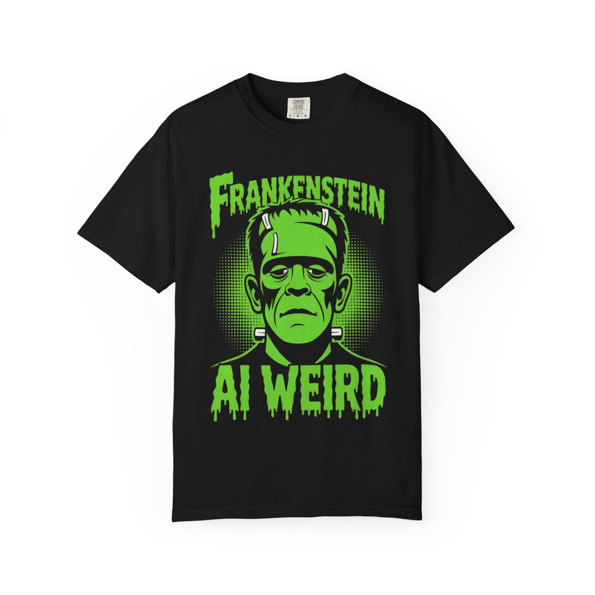 AI Weird  "Frankenbyte" Unisex Garment-Dyed T-shirt