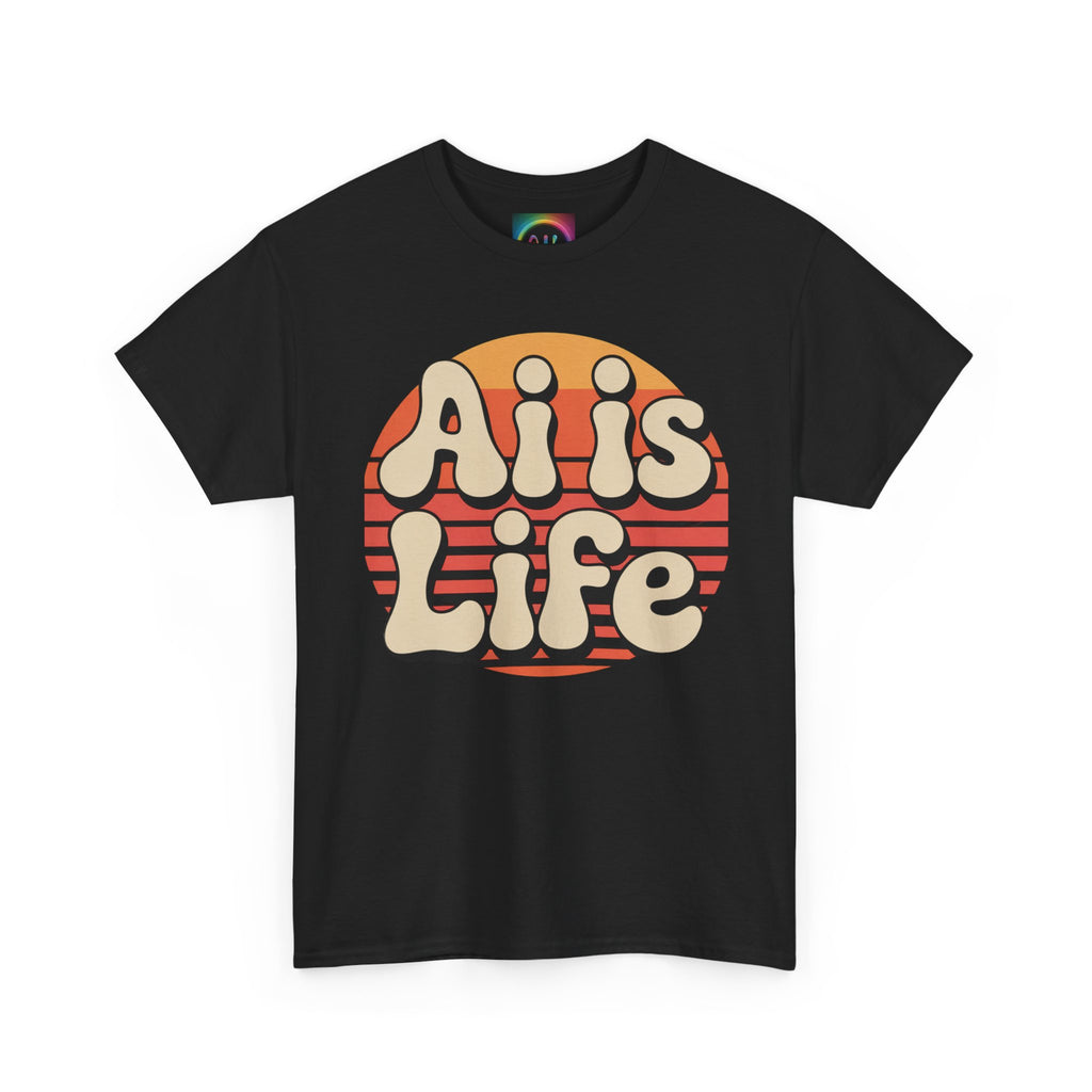 Ali Is Life "SUNSET CIRCUITRY" Retro Graphic T-Shirt