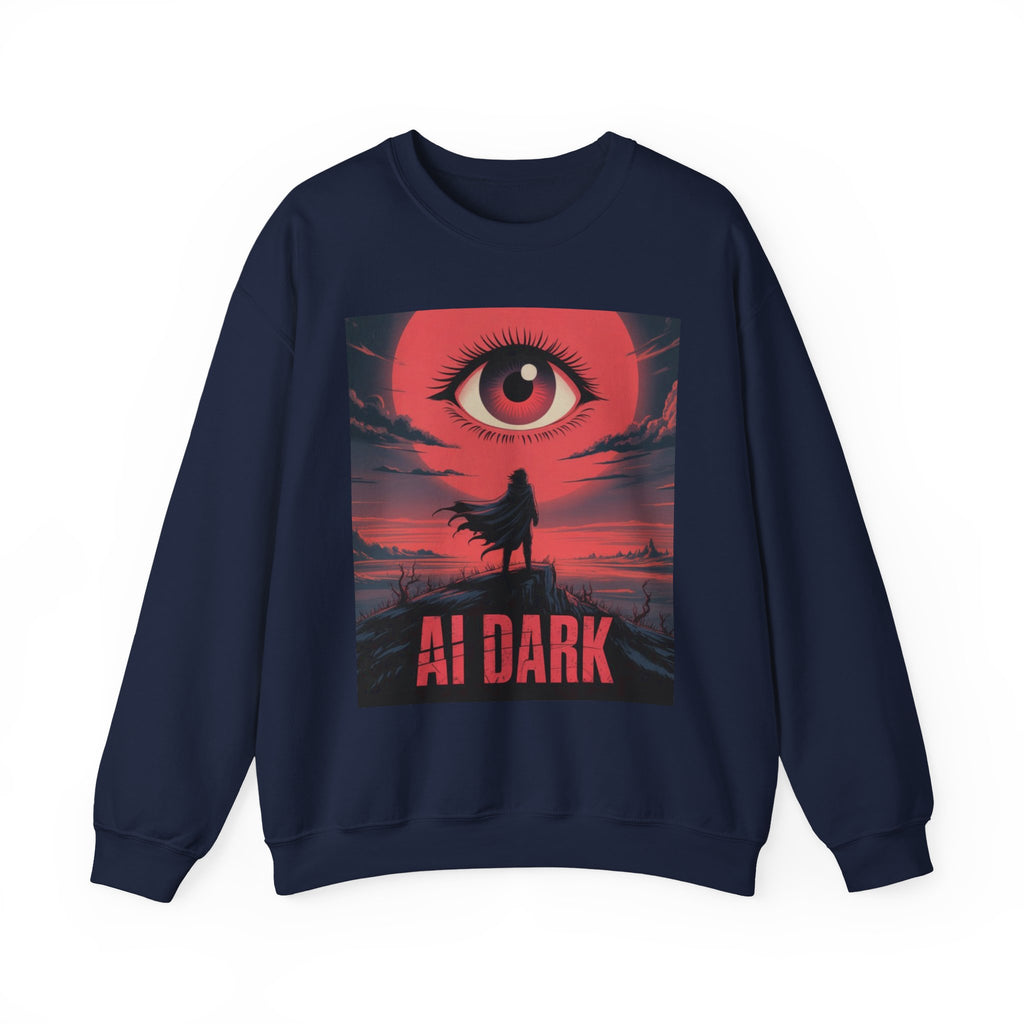 AI DARK “Shadow Protocol” Unisex Heavy Blend™ Crewneck Sweatshirt