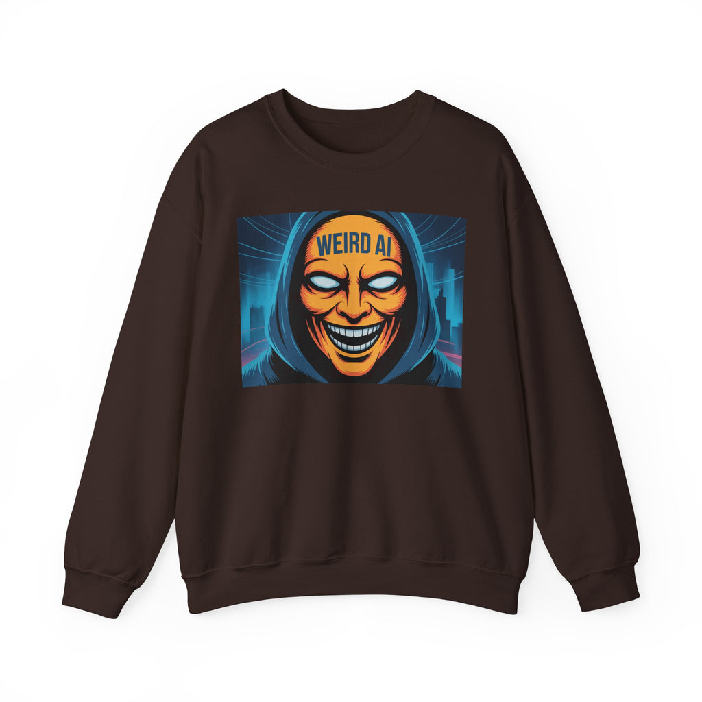 Weird AI "Masked Mode" Unisex Heavy Blend™ Crewneck Sweatshirt