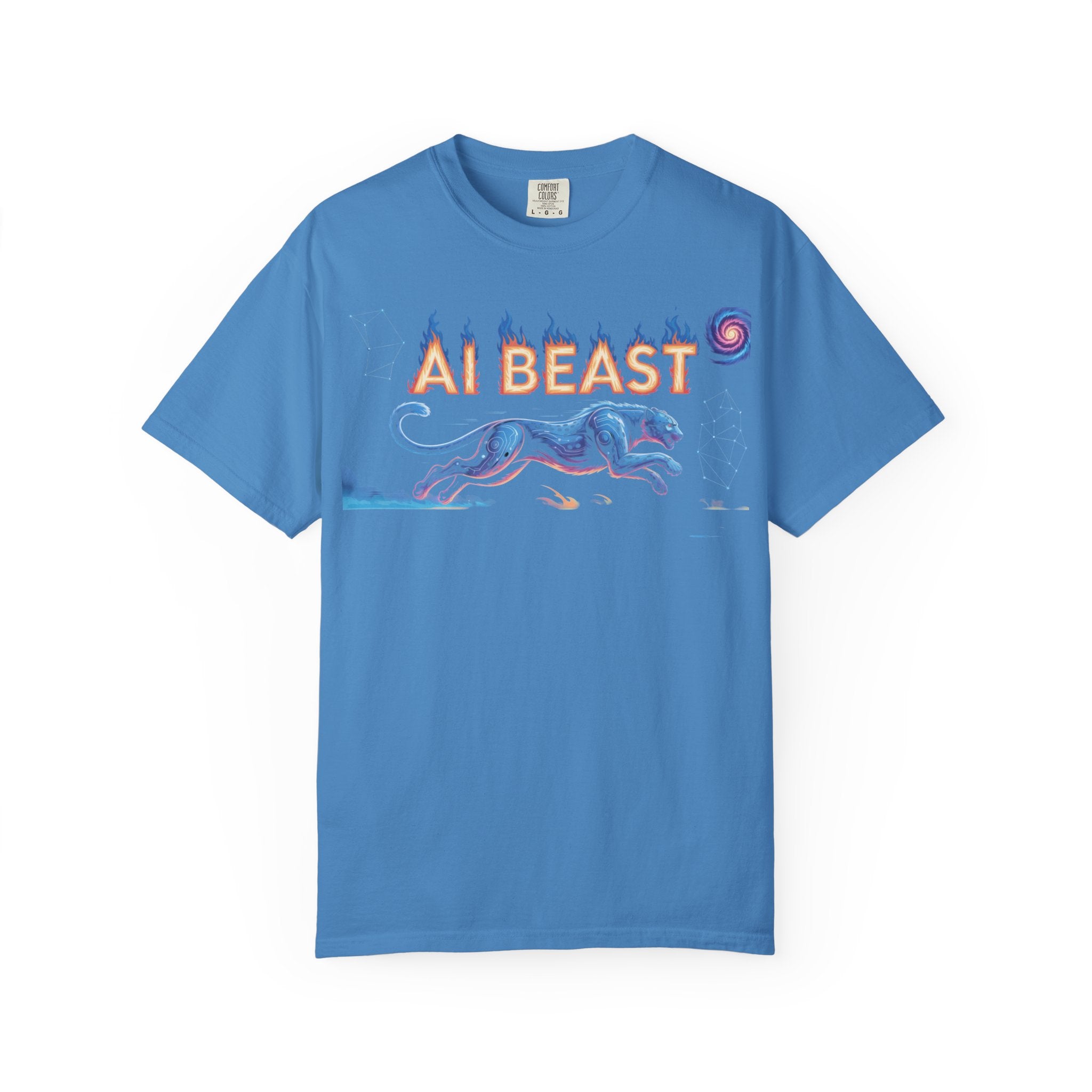 AI BEAST “Digital Predator” Unisex Garment-Dyed T-shirt