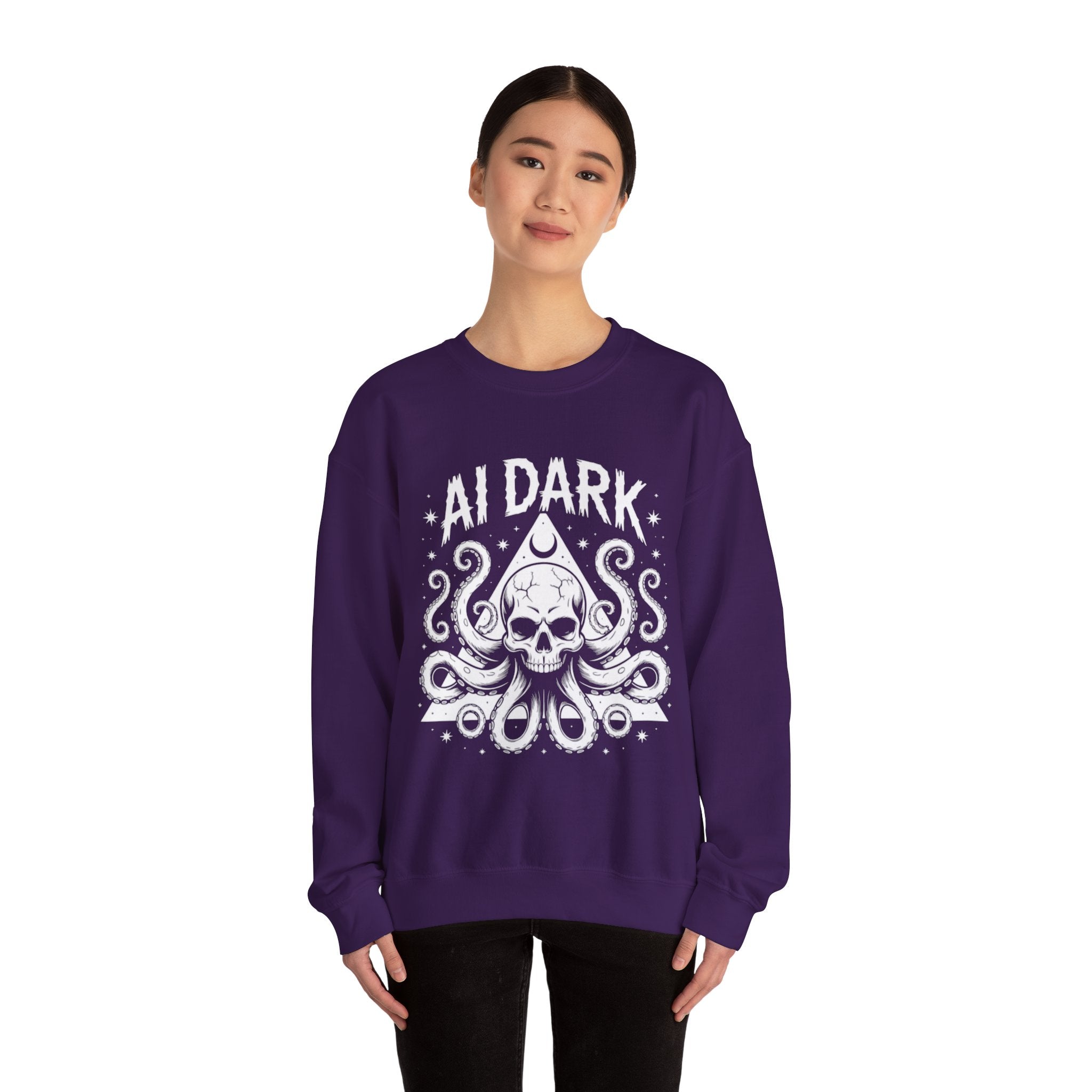 AI Dark  "Nightmare Network"  Unisex Heavy Blend™ Crewneck Sweatshirt