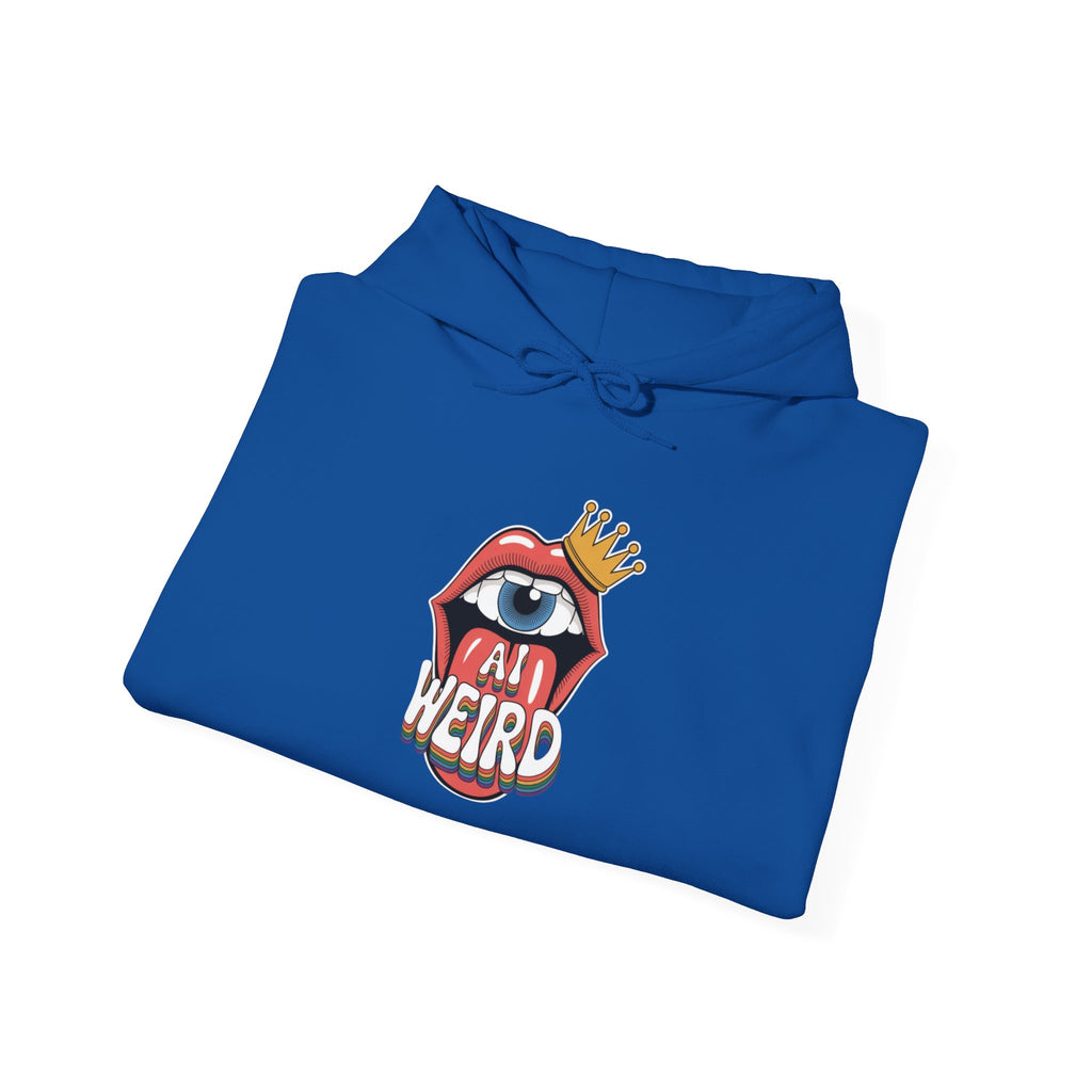 Ai Weird  "Royal Oddbyte" Unisex Heavy Blend™ Hooded Sweatshirt