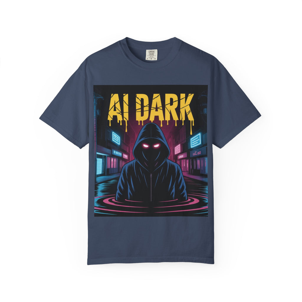 AI DARK  “Night Signal”  Unisex Garment-Dyed T-shirt