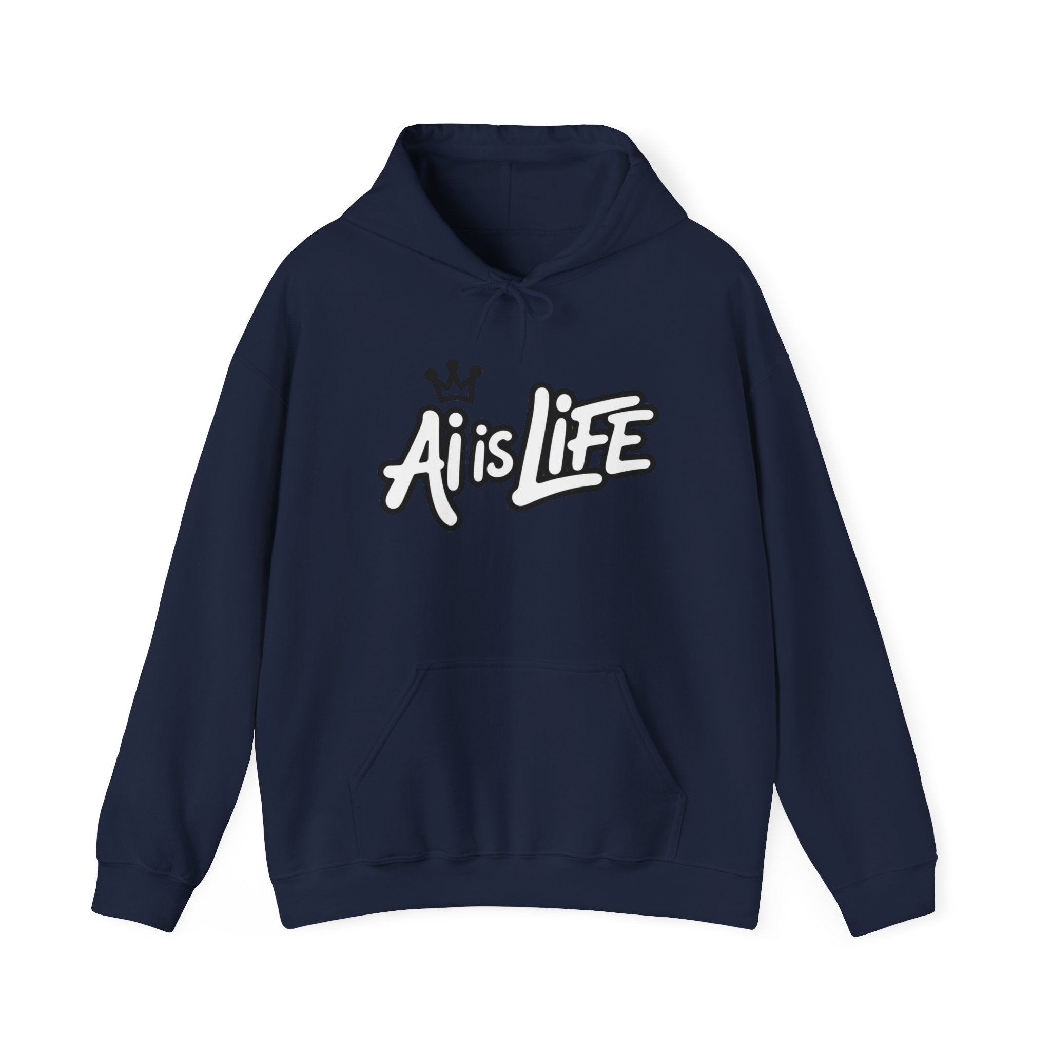 AI is LIFE “DIGITAL DYNASTY” Unisex Heavy Blend™ Hooded Sweatshirt