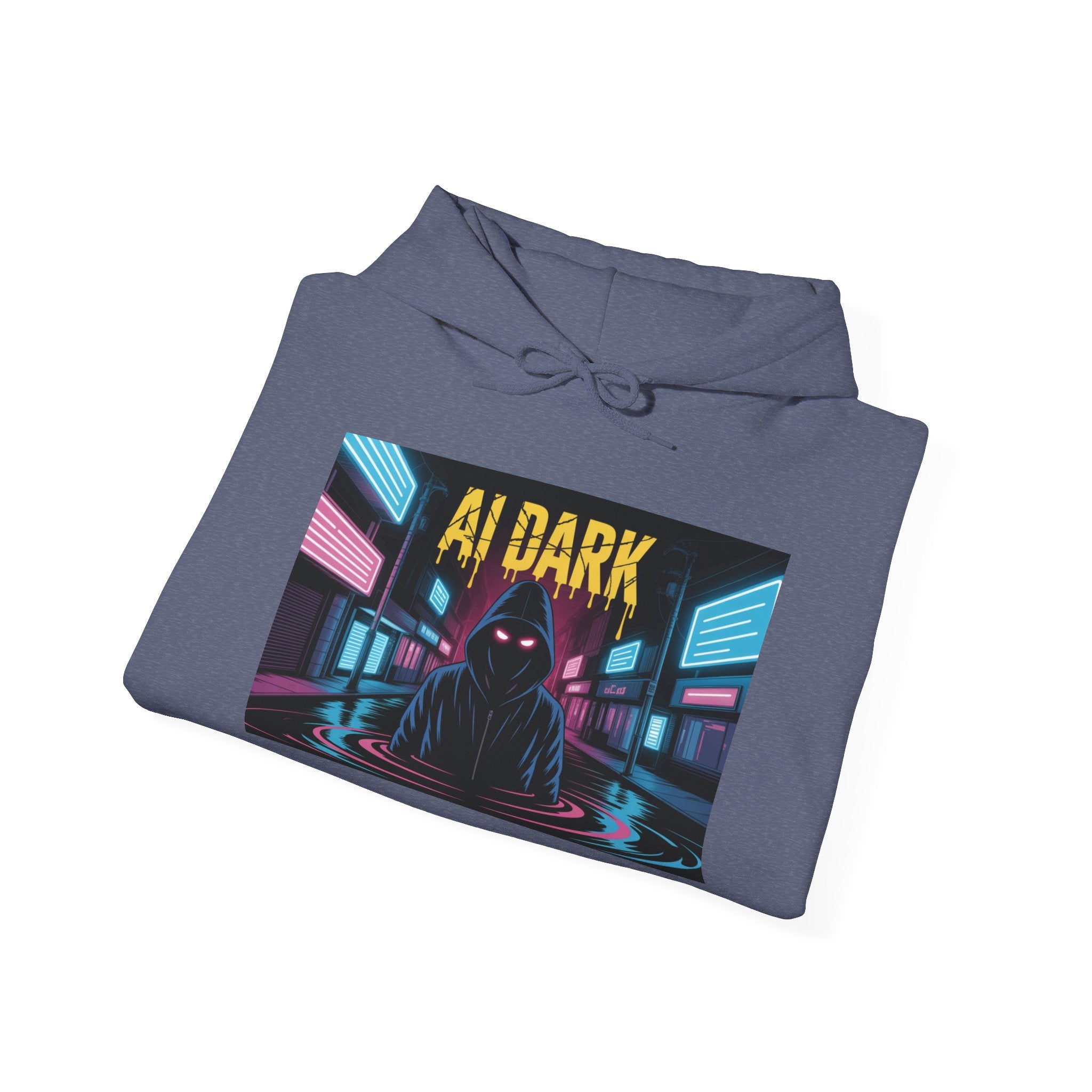 AI DARK  “Night Signal” Unisex Heavy Blend™ Hooded Sweatshirt