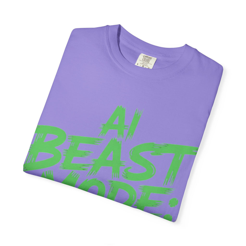 AI BEAST MODE: ON “DIGITAL HULK ENERGY” Unisex Garment-Dyed T-shirt