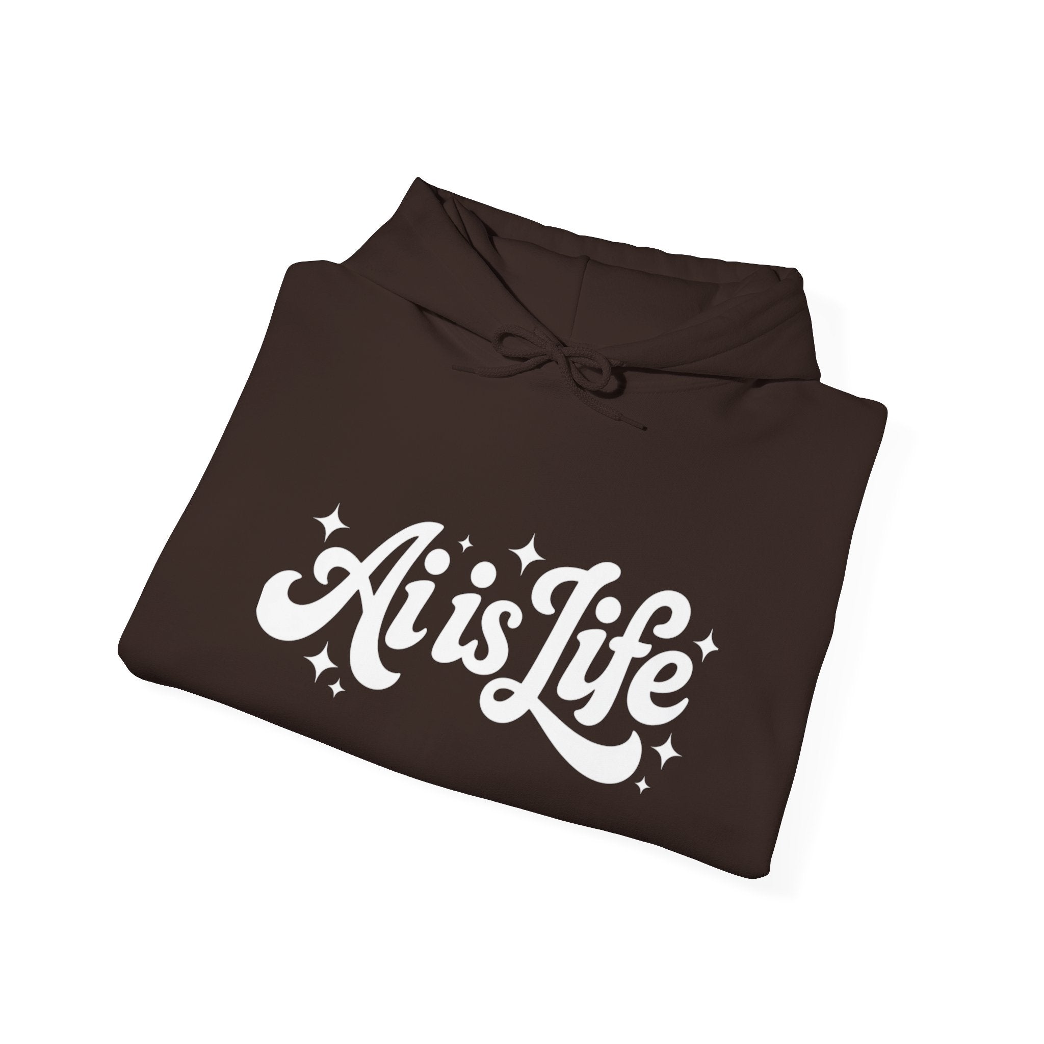 Ai is Life  "TechFlow Energy" Unisex Heavy Blend™ Hooded Sweatshirt