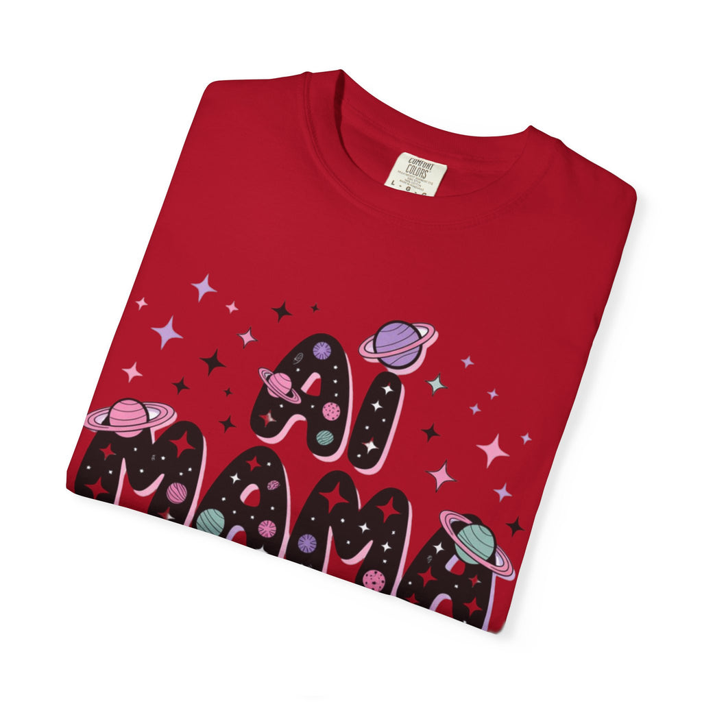 AI Mama "Digital Daydreamer" Unisex Garment-Dyed T-shirt