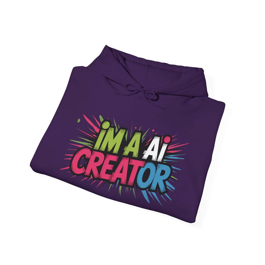 AI Creator  "Code Splash" Unisex Heavy Blend™ Hooded Sweatshirt