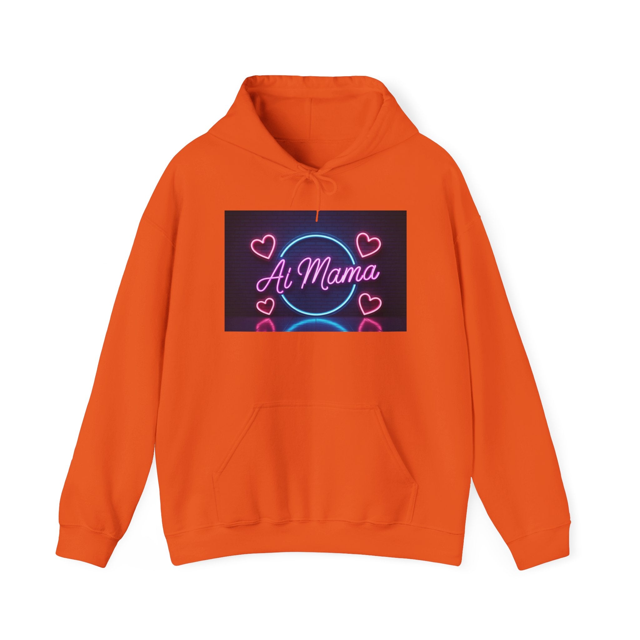 AI MAMA  “Electric Love Loop”  Unisex Heavy Blend™ Hooded Sweatshirt
