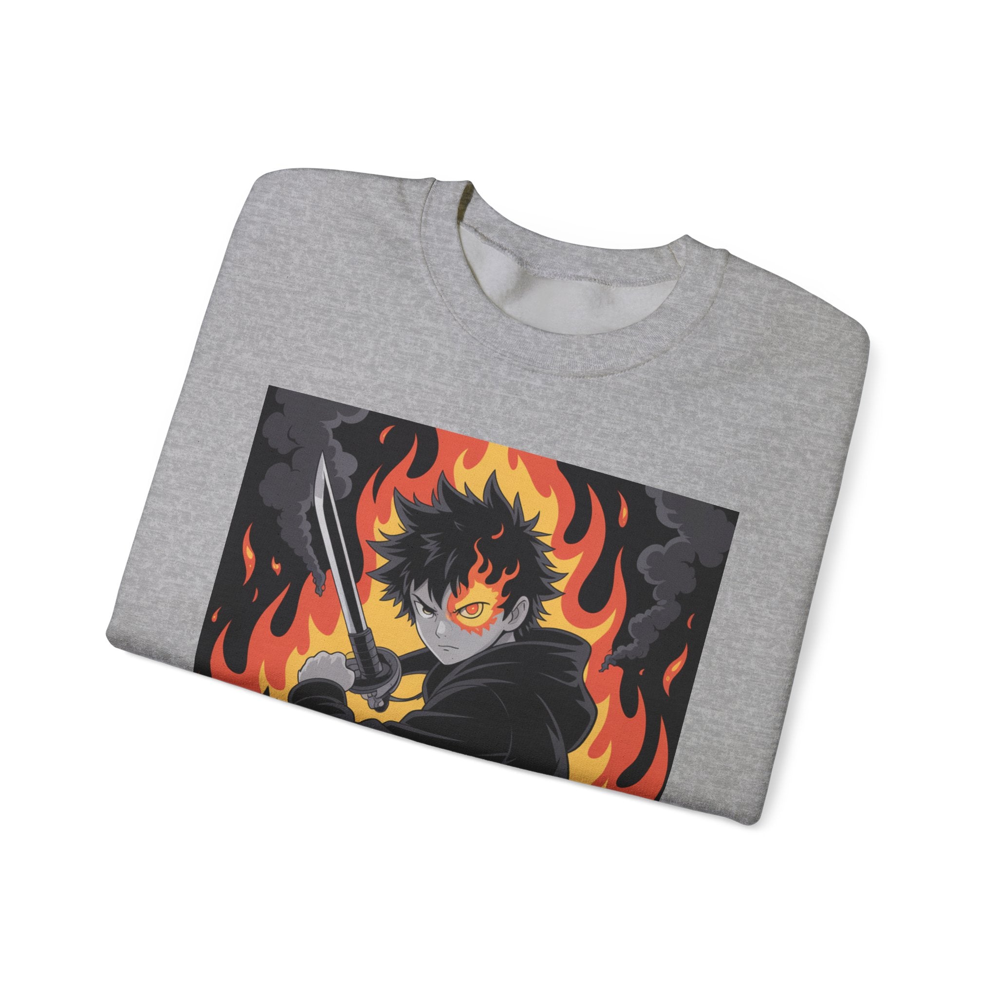 AI BEAST  "Warrior.exe"  Unisex Heavy Blend™ Crewneck Sweatshirt