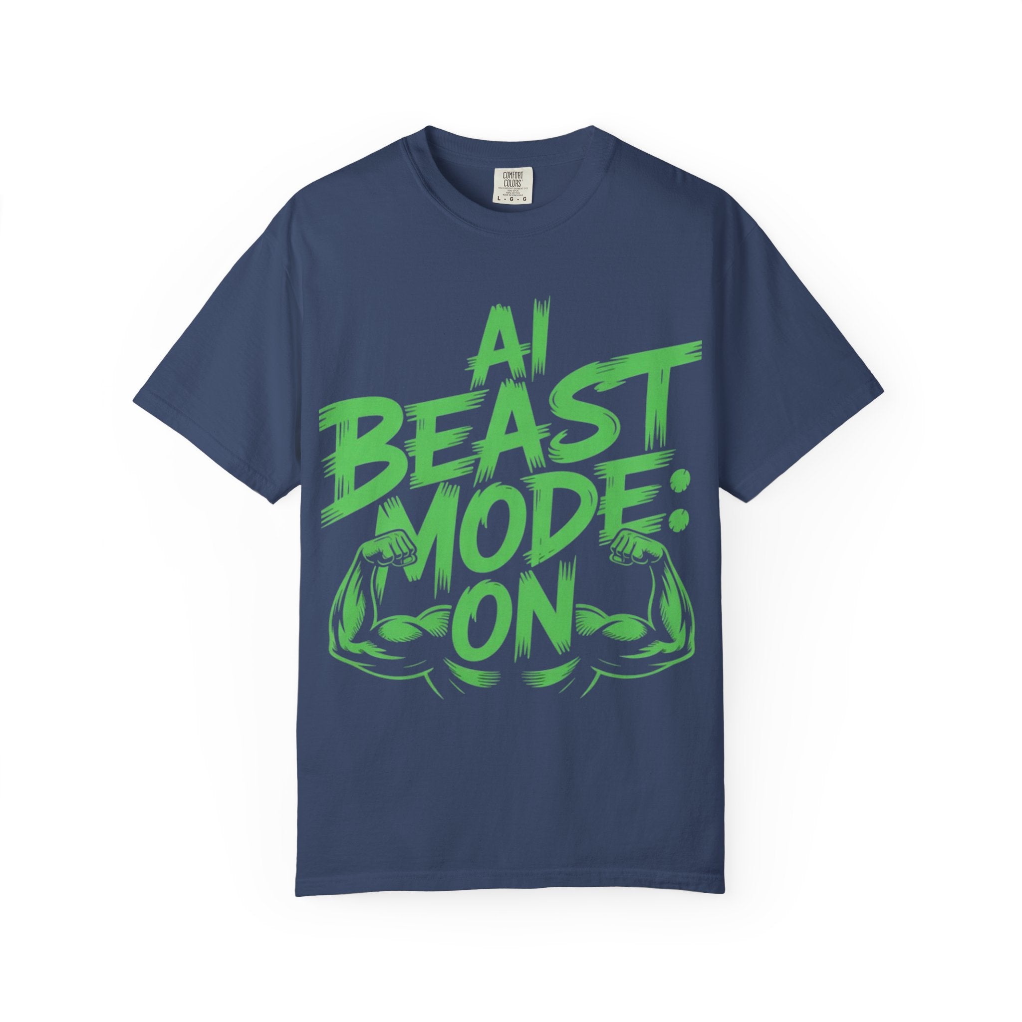 AI BEAST MODE: ON “DIGITAL HULK ENERGY” Unisex Garment-Dyed T-shirt