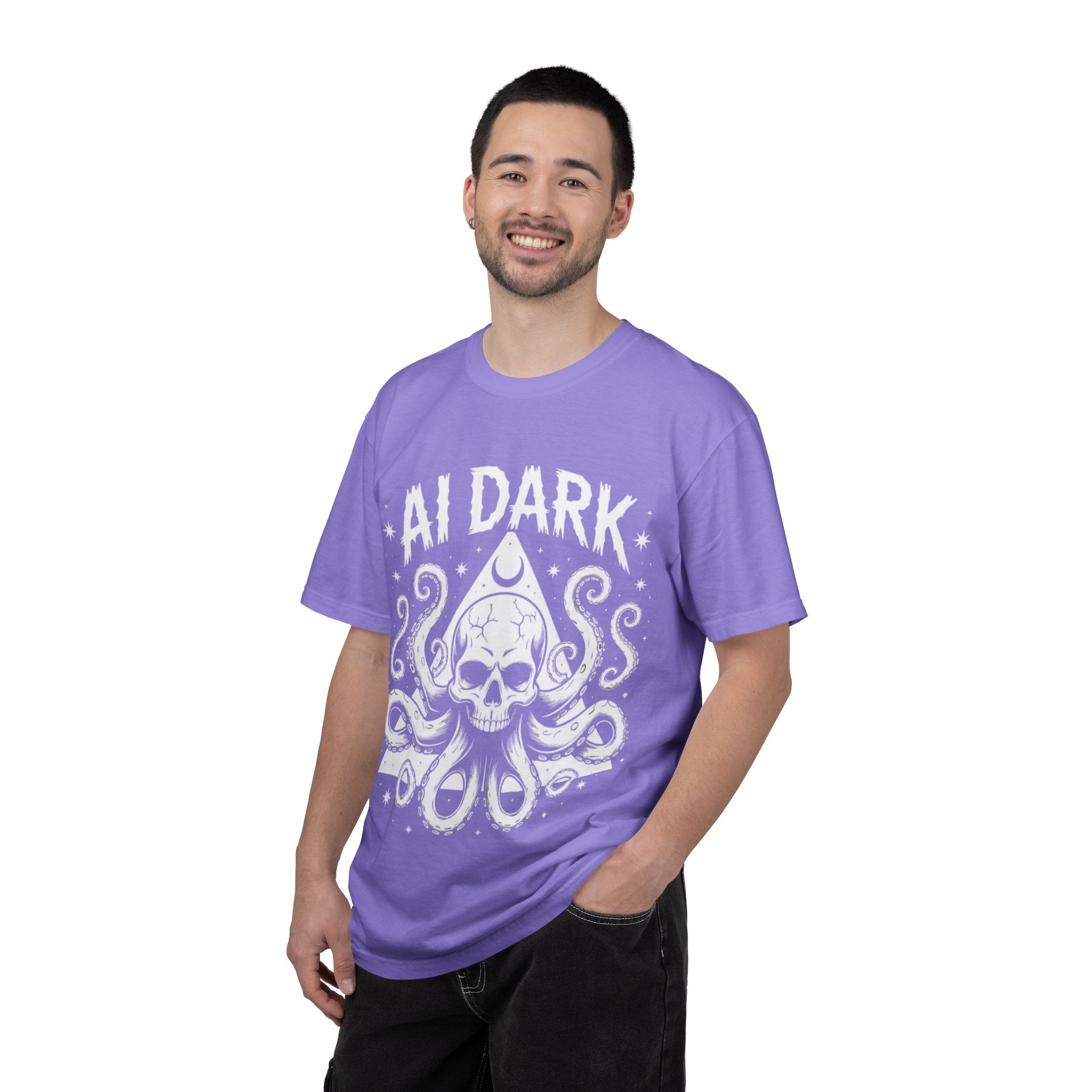 AI Dark  "Nightmare Network"  Unisex Garment-Dyed T-shirt