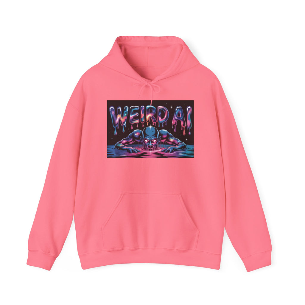 WEIRD AI  " Meltdown Matrix "  Unisex Heavy Blend™ Hoodie