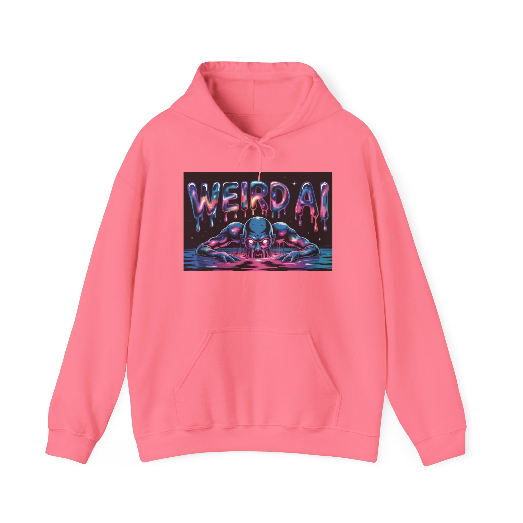 WEIRD AI  " Meltdown Matrix "  Unisex Heavy Blend™ Hoodie