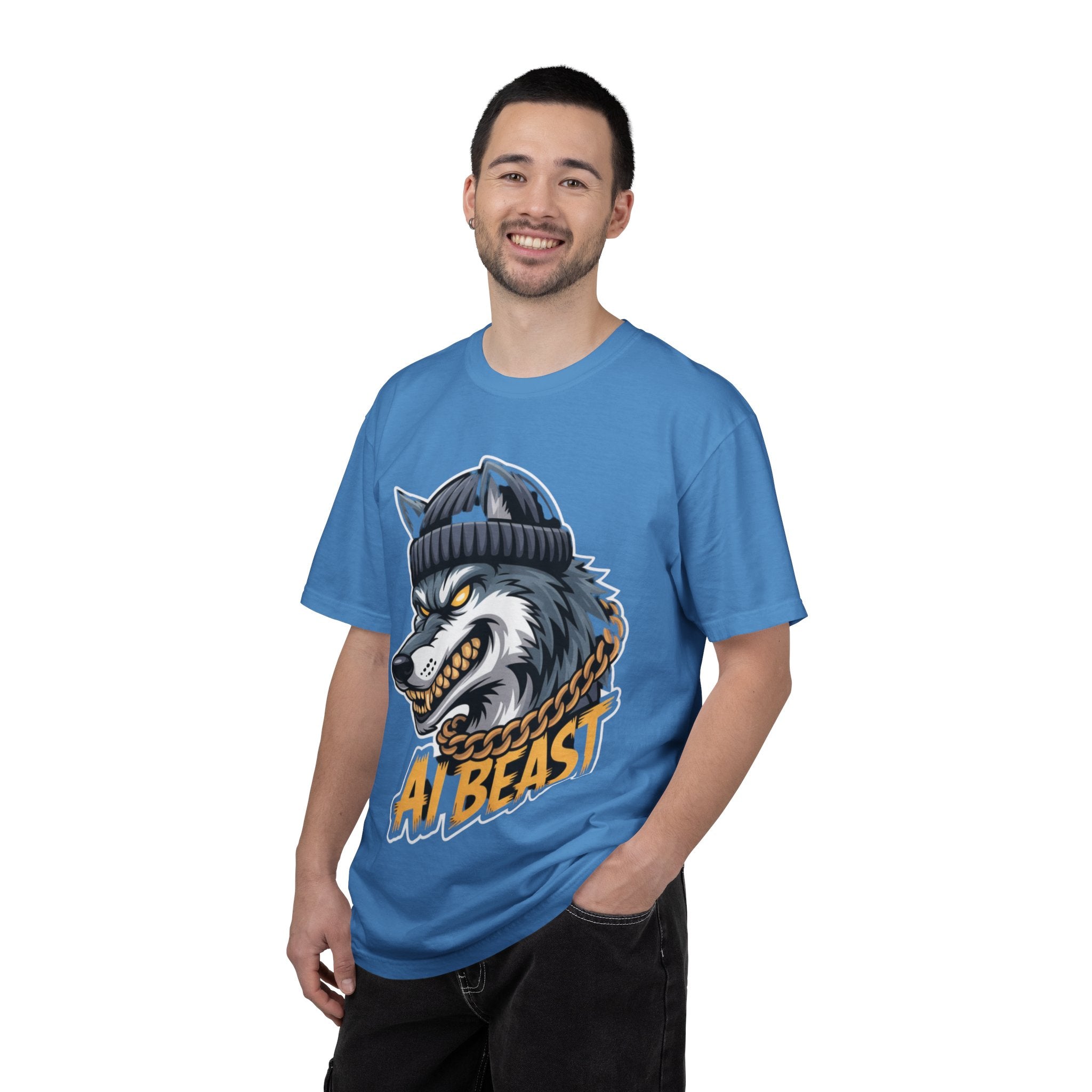 AI BEAST  "Wolf Byte Syndicate " Unisex Garment-Dyed T-shirt