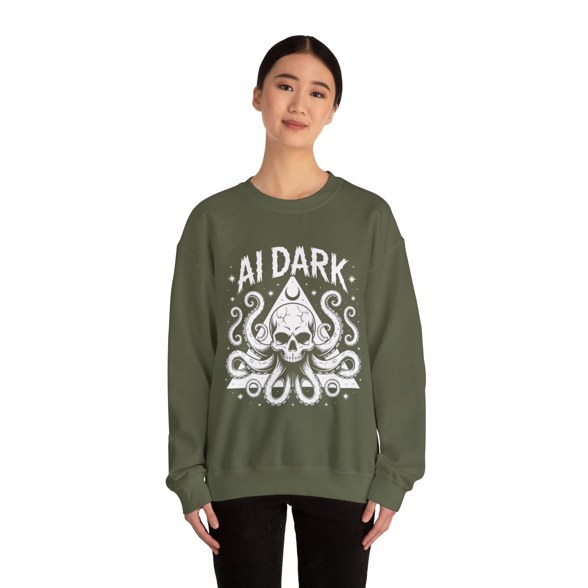 AI Dark  "Nightmare Network"  Unisex Heavy Blend™ Crewneck Sweatshirt