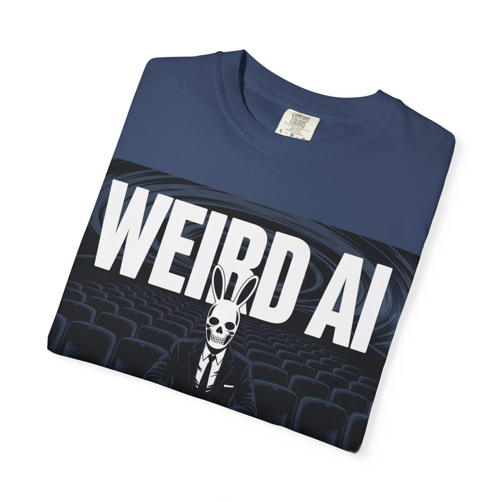 WEIRD AI  " Backrooms Theater " Unisex Garment-Dyed T-shirt