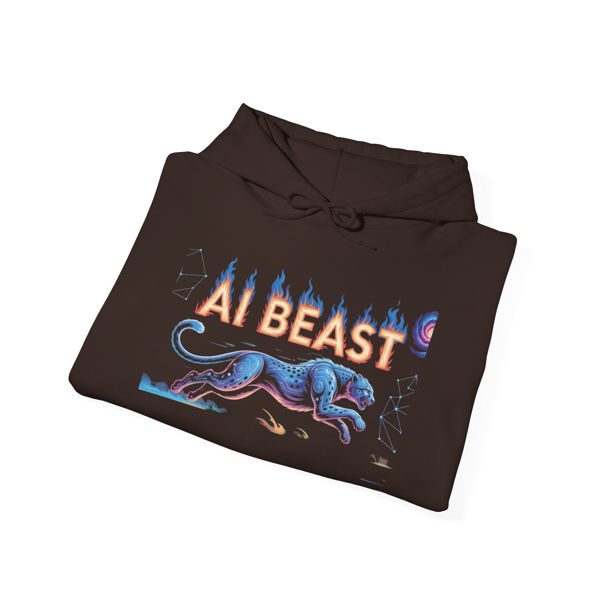 AI BEAST “Digital Predator” Unisex Heavy Blend™ Hooded Sweatshirt