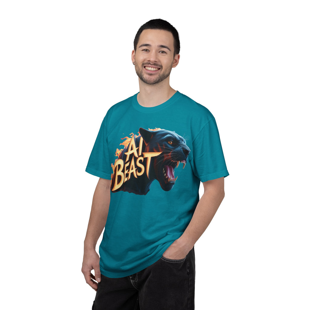 AI BEAST  "Wildfire Algorithm"  Unisex Garment-Dyed T-shirt