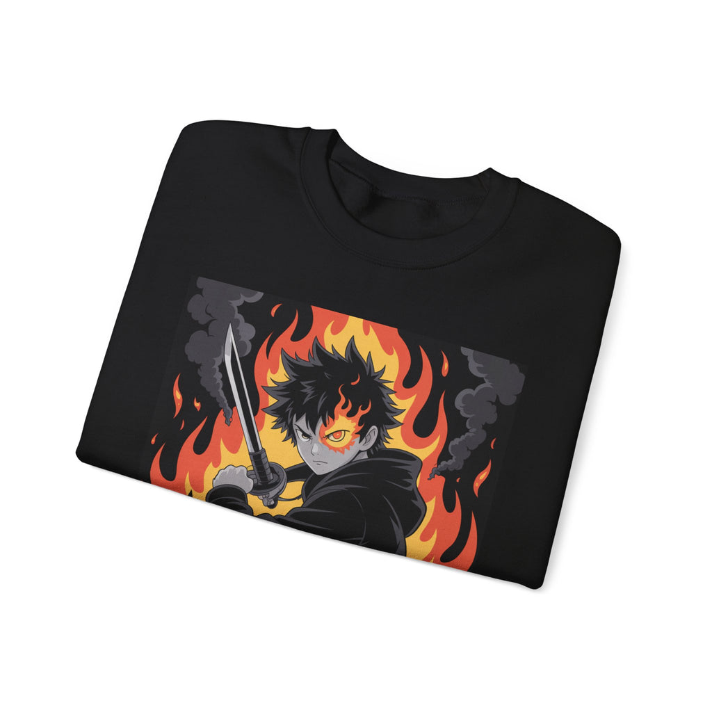 AI BEAST  "Warrior.exe"  Unisex Heavy Blend™ Crewneck Sweatshirt