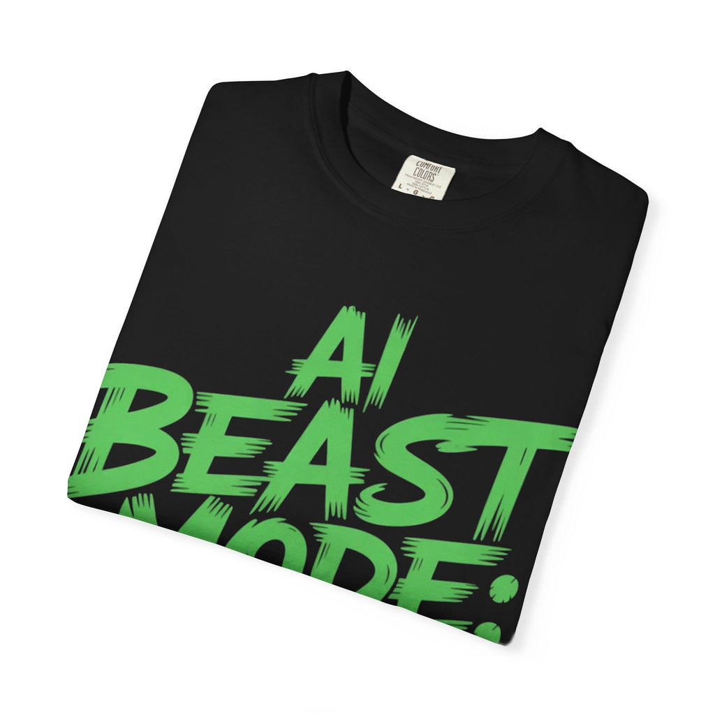 AI BEAST MODE: ON “DIGITAL HULK ENERGY” Unisex Garment-Dyed T-shirt