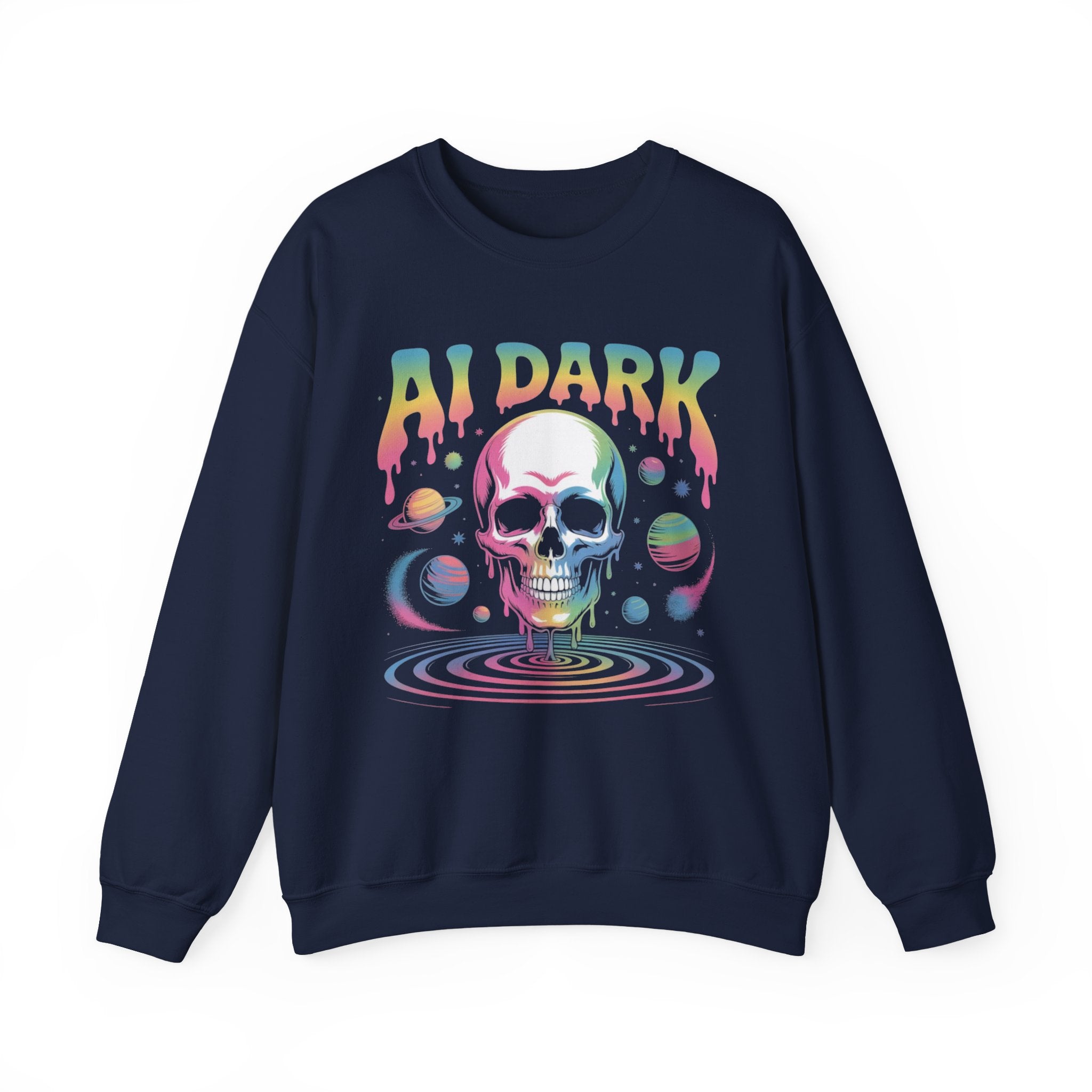 AI DARK “Death of Data” Unisex Heavy Blend™ Crewneck Sweatshirt