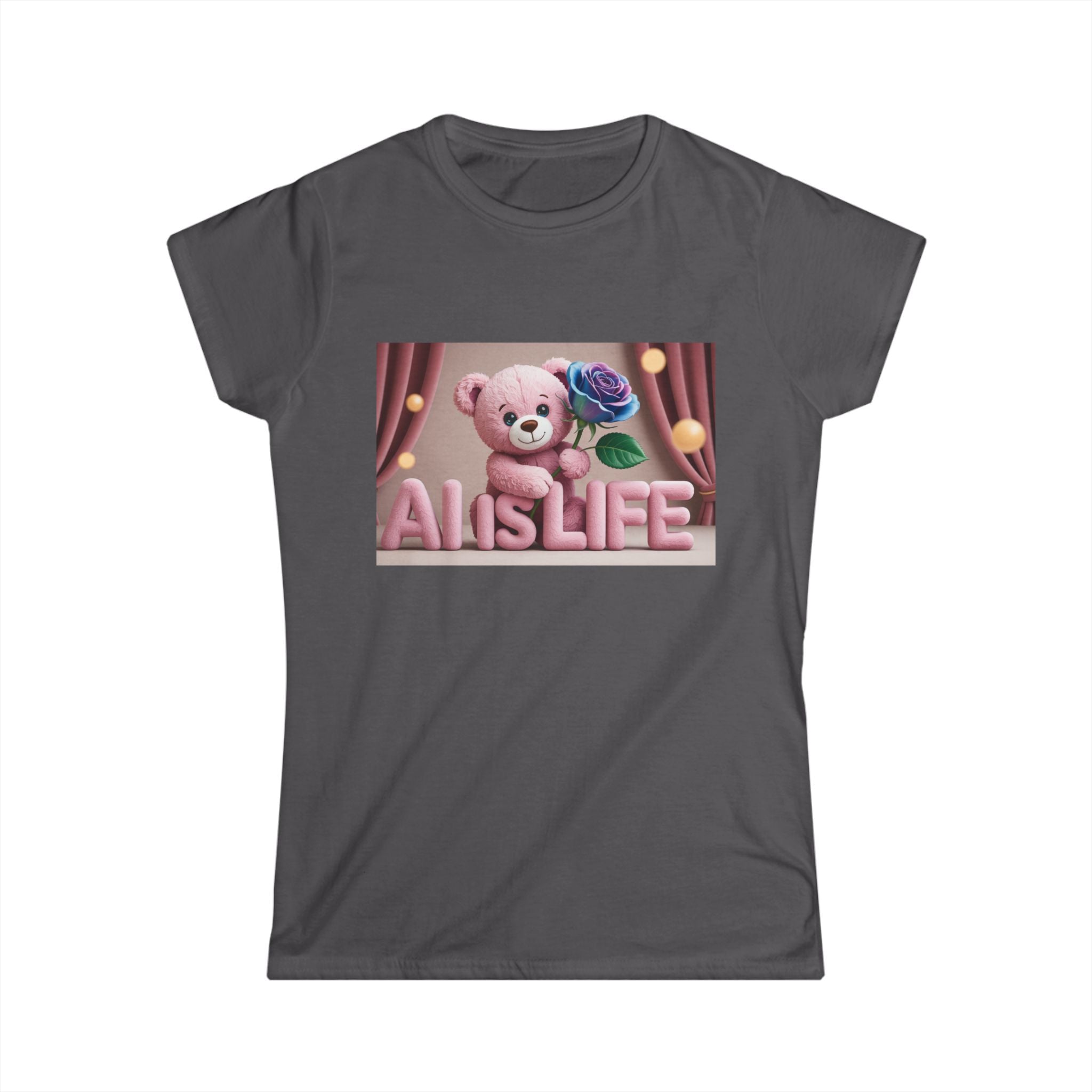 AI IS LIFE  "CUTE CIRCUIT" Women's Softstyle Tee