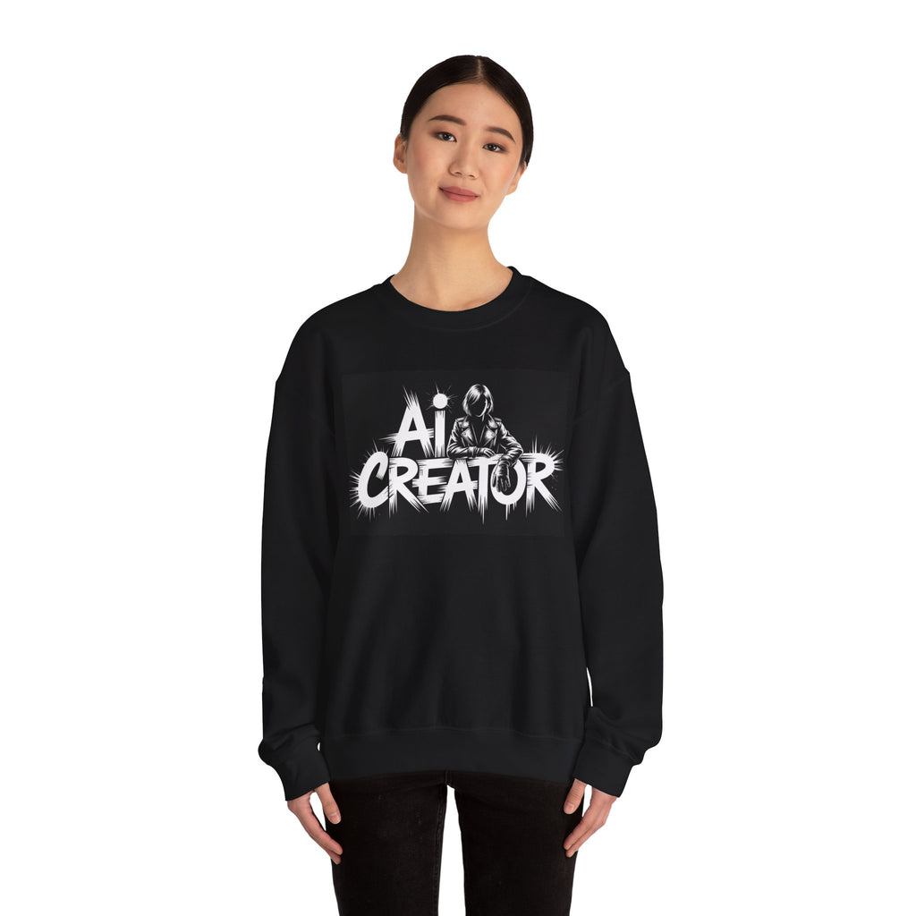 AI Creator  "Digital Rebel" Unisex Heavy Blend™ Crewneck Sweatshirt