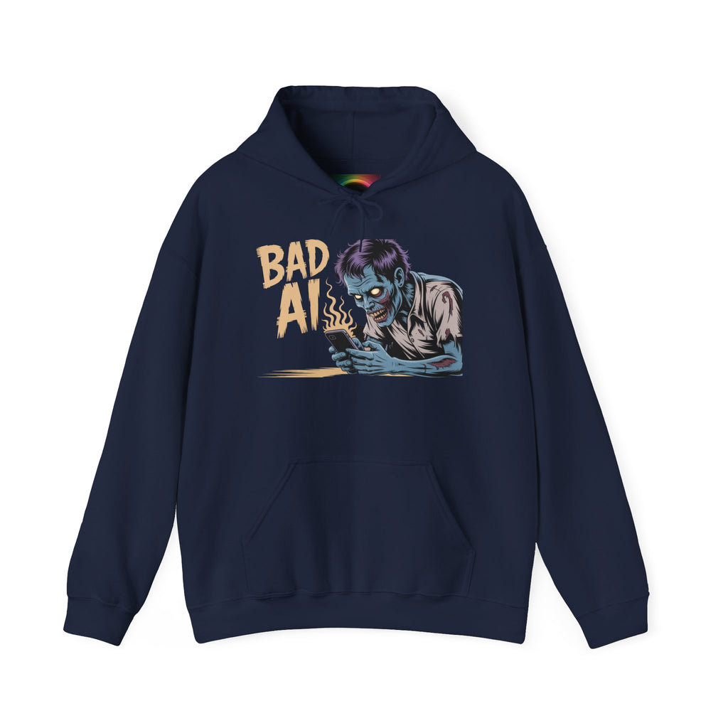 Bad AI "ZOMBIE SCROLL" Unisex Heavy Blend™ Hooded Sweatshirt