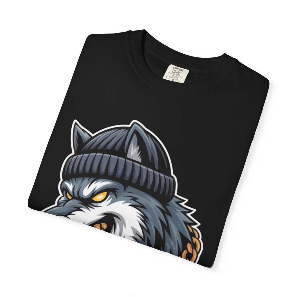 AI BEAST  "Wolf Byte Syndicate " Unisex Garment-Dyed T-shirt