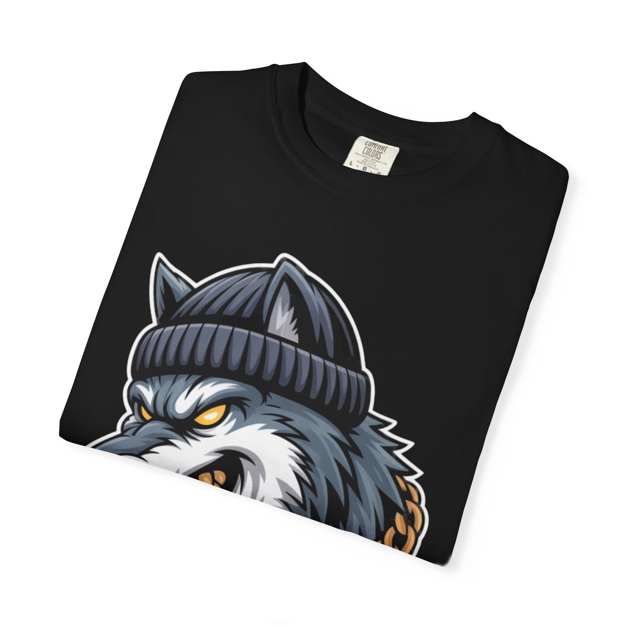 AI BEAST  "Wolf Byte Syndicate " Unisex Garment-Dyed T-shirt