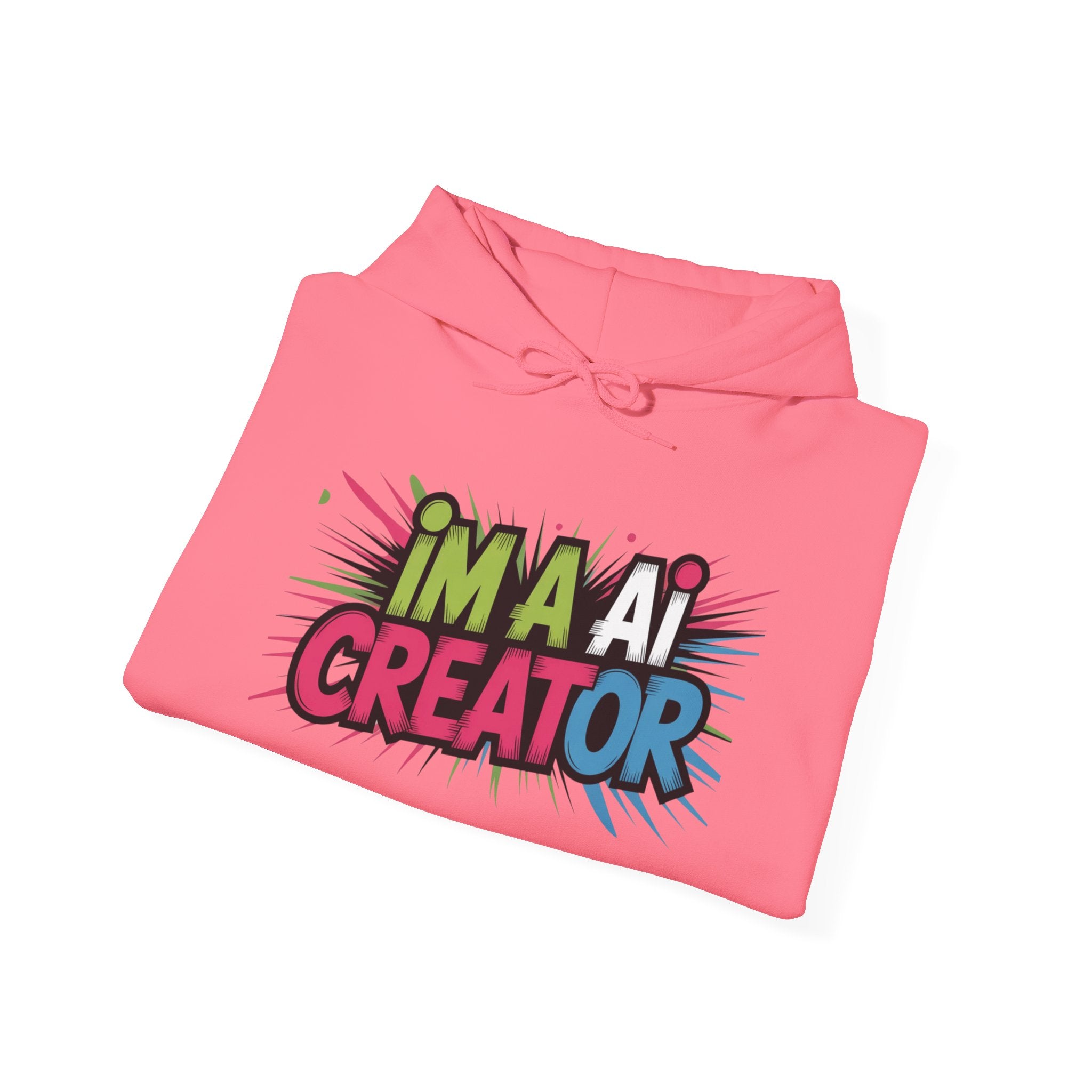 AI Creator  "Code Splash" Unisex Heavy Blend™ Hooded Sweatshirt