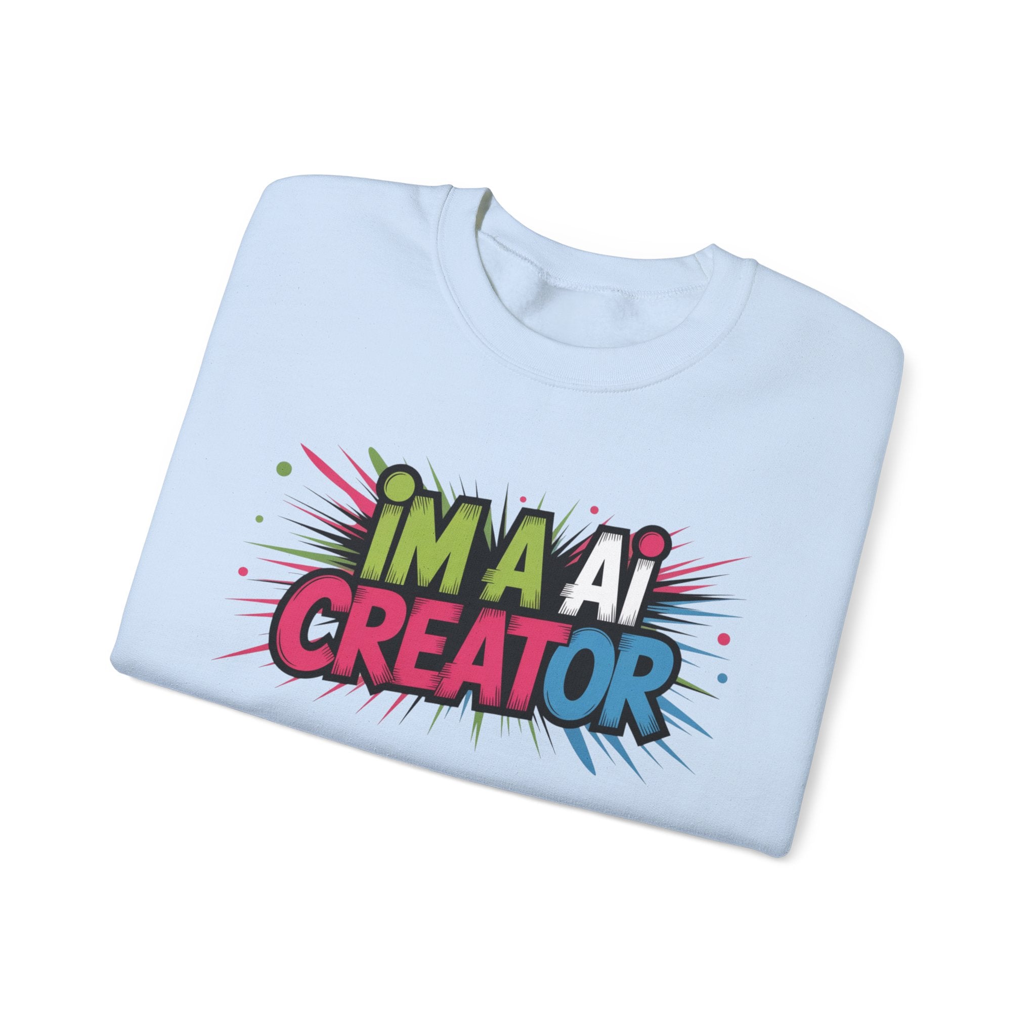 AI Creator  "Code Splash" Unisex Heavy Blend™ Crewneck Sweatshirt