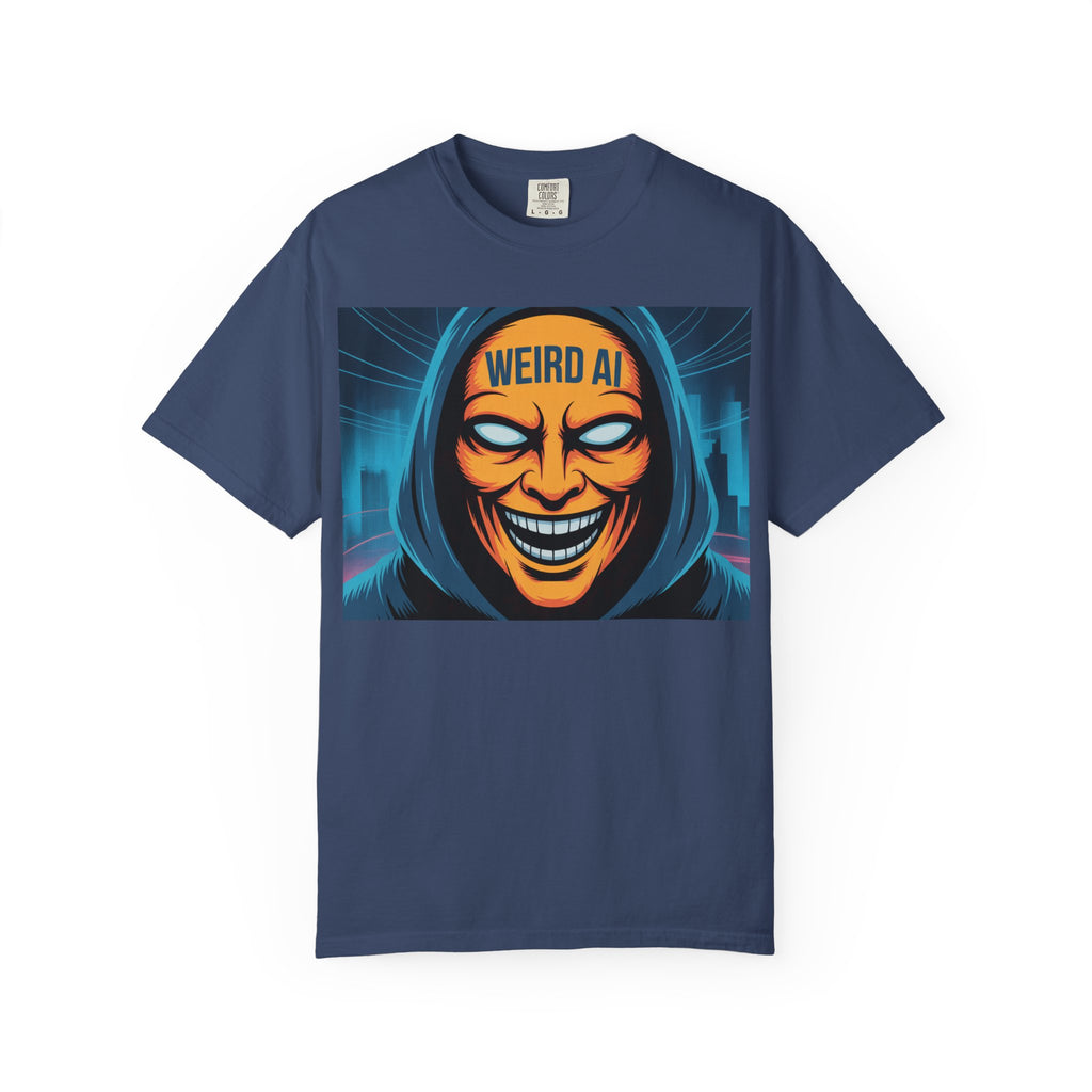 Weird AI "Masked Mode" Unisex Garment-Dyed T-shirt