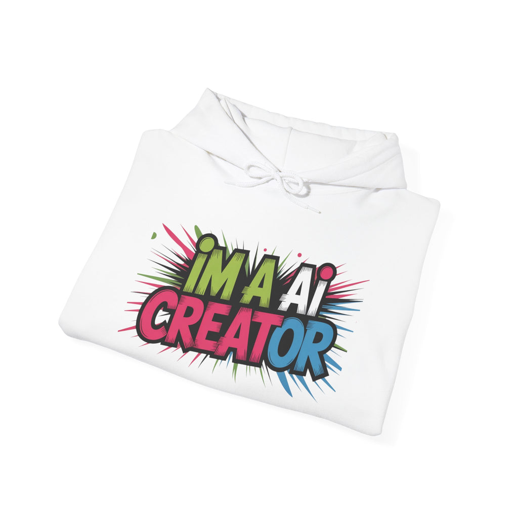 AI Creator  "Code Splash" Unisex Heavy Blend™ Hooded Sweatshirt