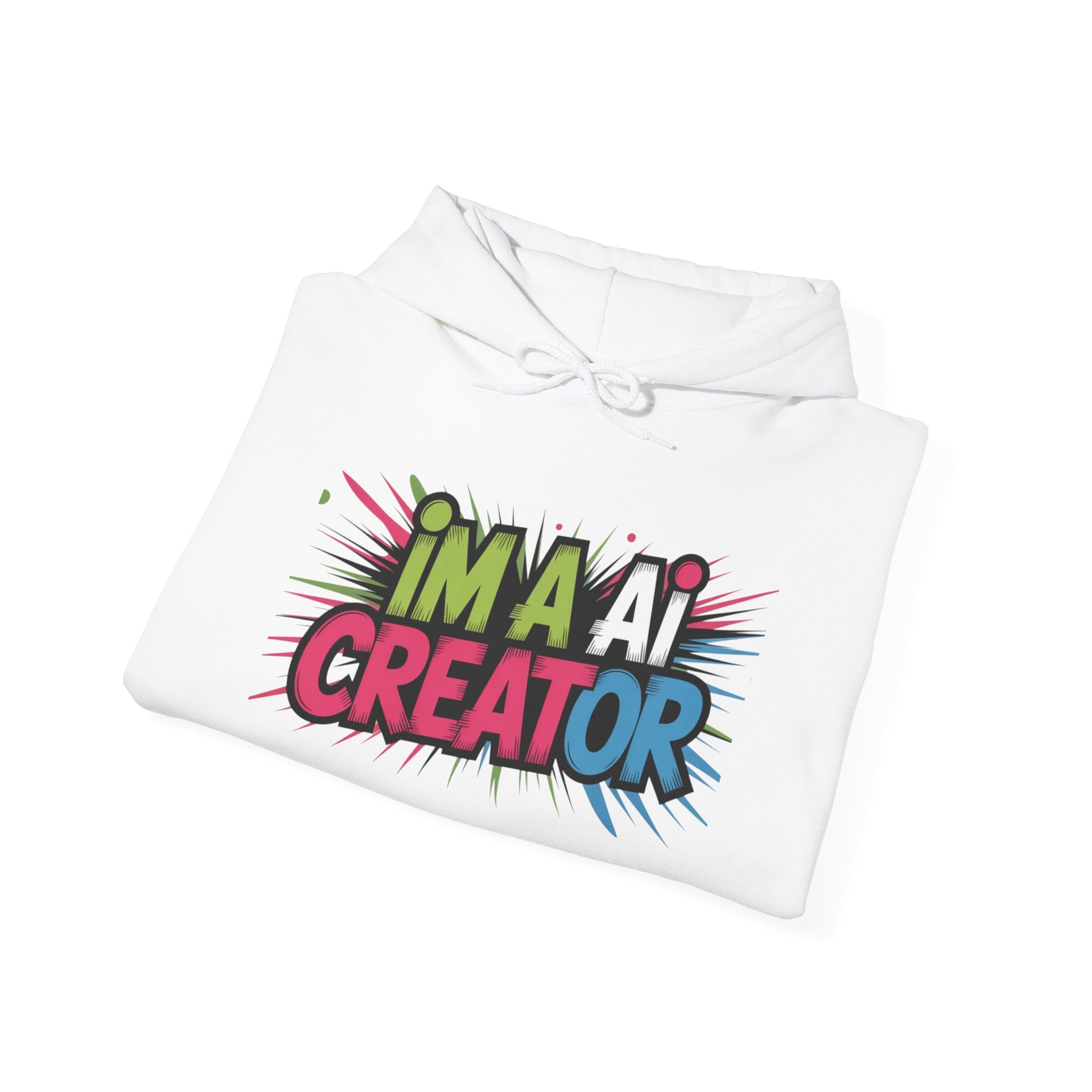 AI Creator  "Code Splash" Unisex Heavy Blend™ Hooded Sweatshirt