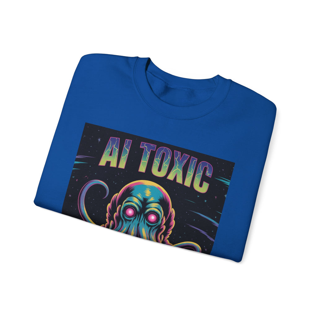 AI TOXIC  "Data Overlord" Unisex Heavy Blend™ Crewneck Sweatshirt