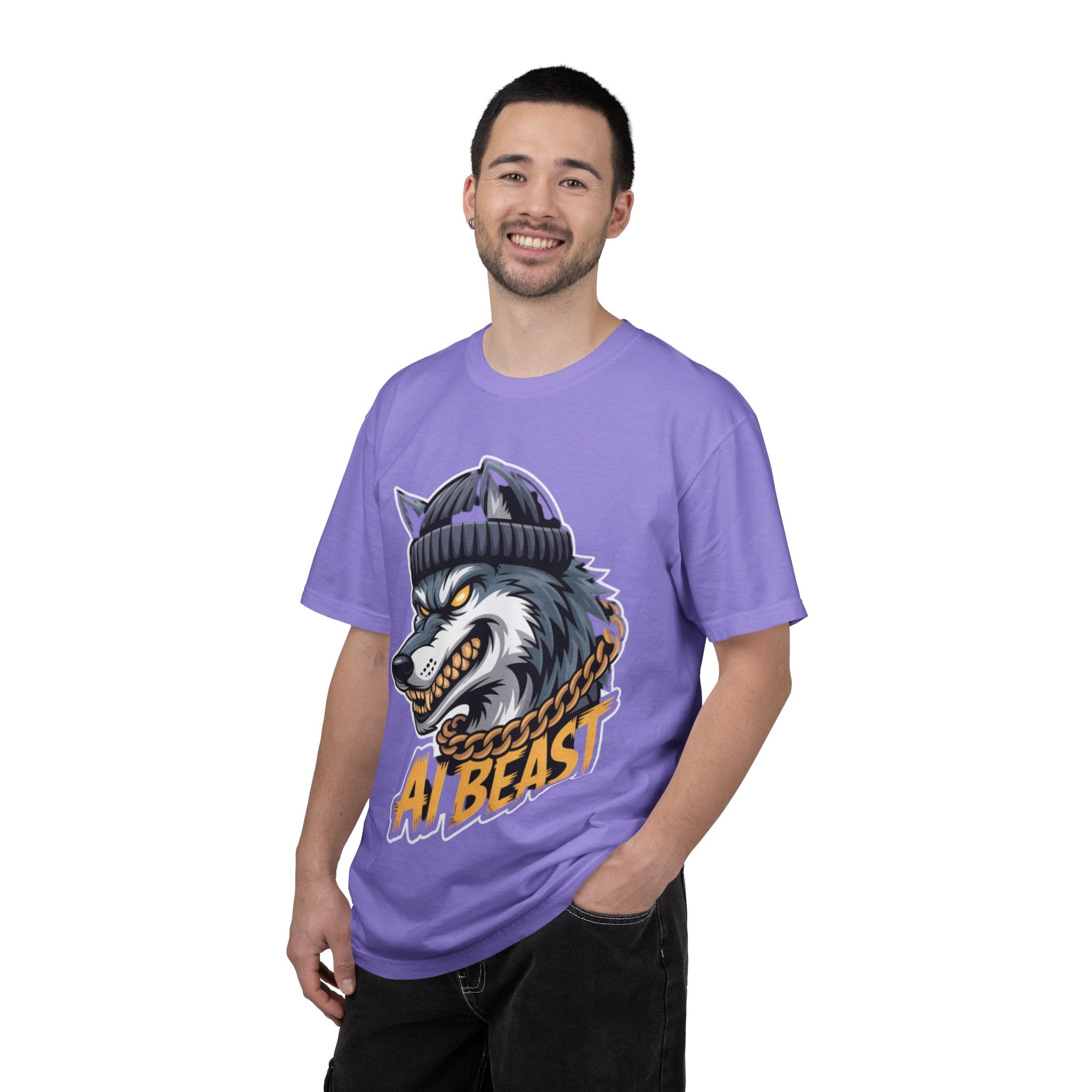 AI BEAST  "Wolf Byte Syndicate " Unisex Garment-Dyed T-shirt