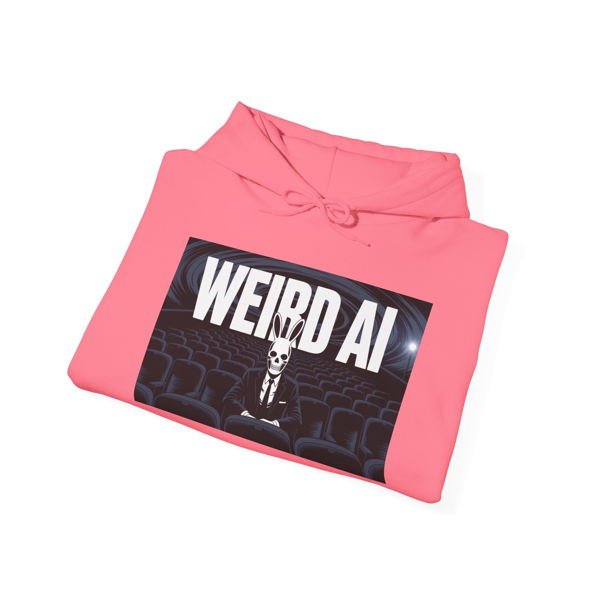 WEIRD AI  " Backrooms Theater "  Unisex Heavy Blend™ Hooded Sweatshirt