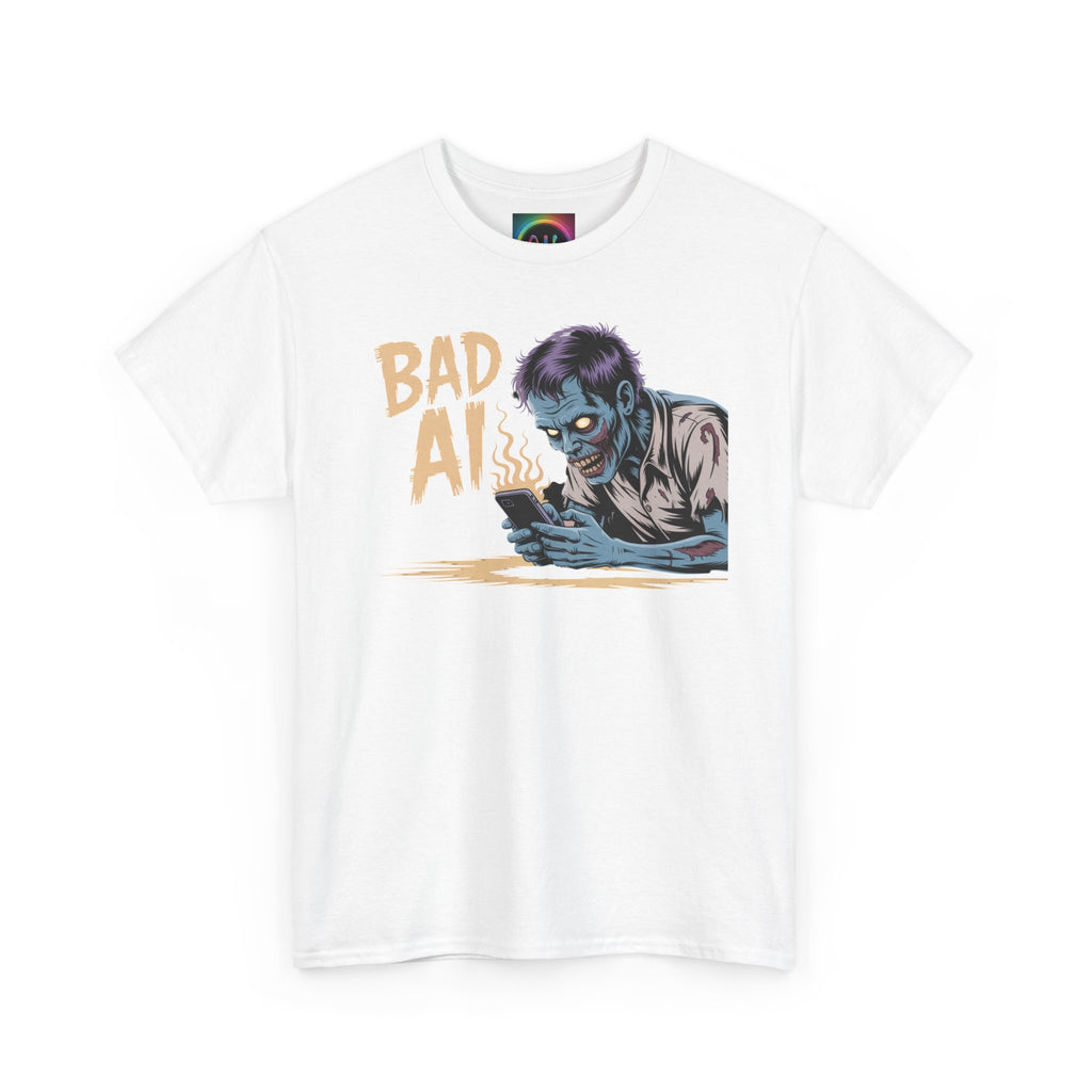 Bad AI "ZOMBIE SCROLL" Unisex Heavy Blend™ Graphic Tee